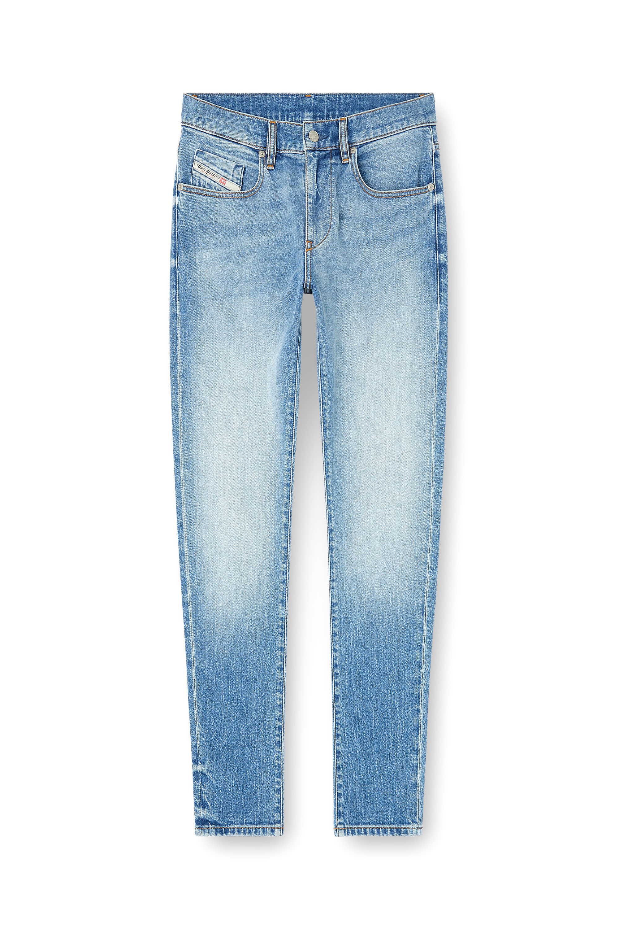 Diesel - Slim Jeans 2019 D-Strukt 0ADBK Homme, Bleu Clair - Image 3