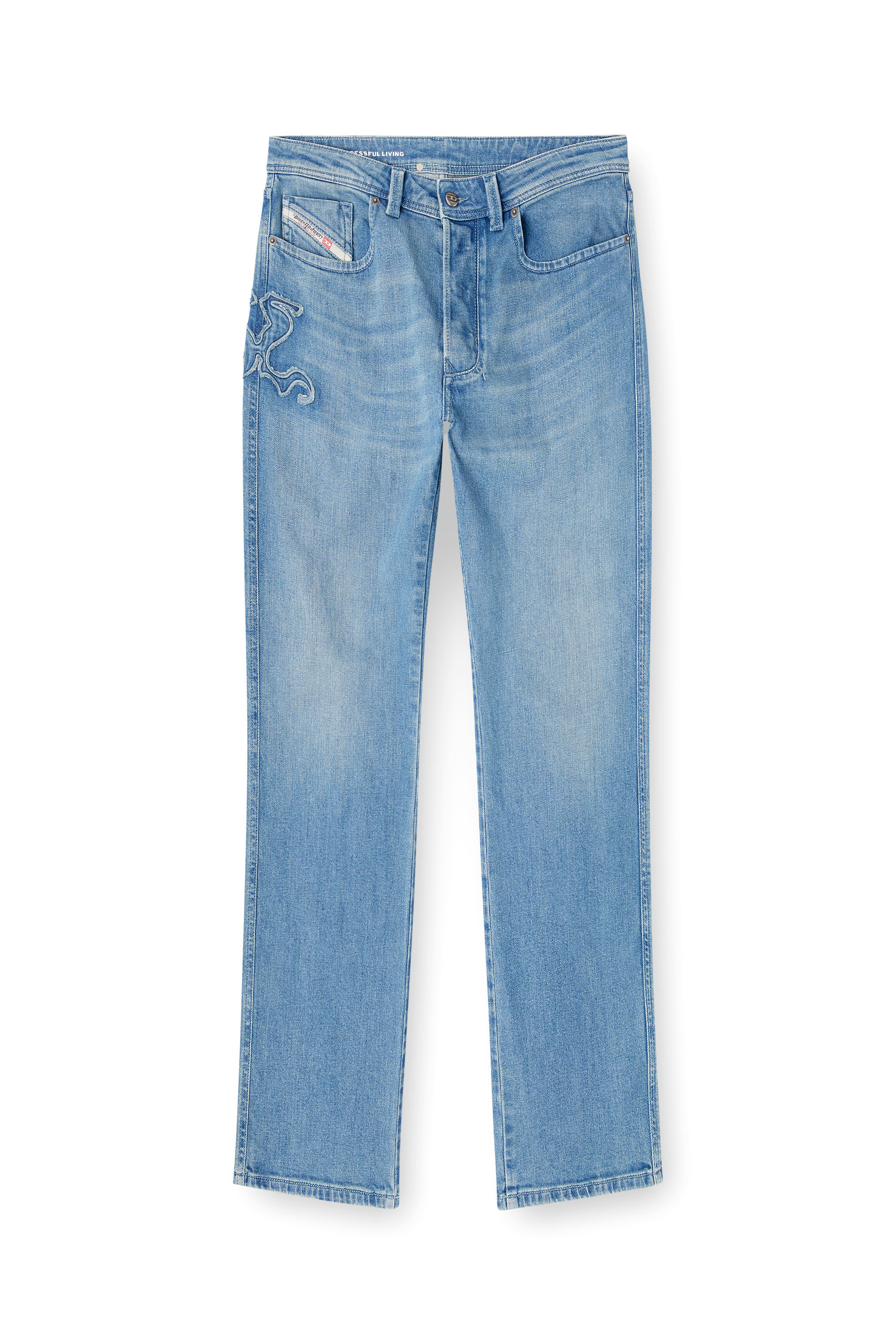 Diesel - Regular Jeans 1985 Larkee 09Q18 Homme, Bleu Clair - Image 3