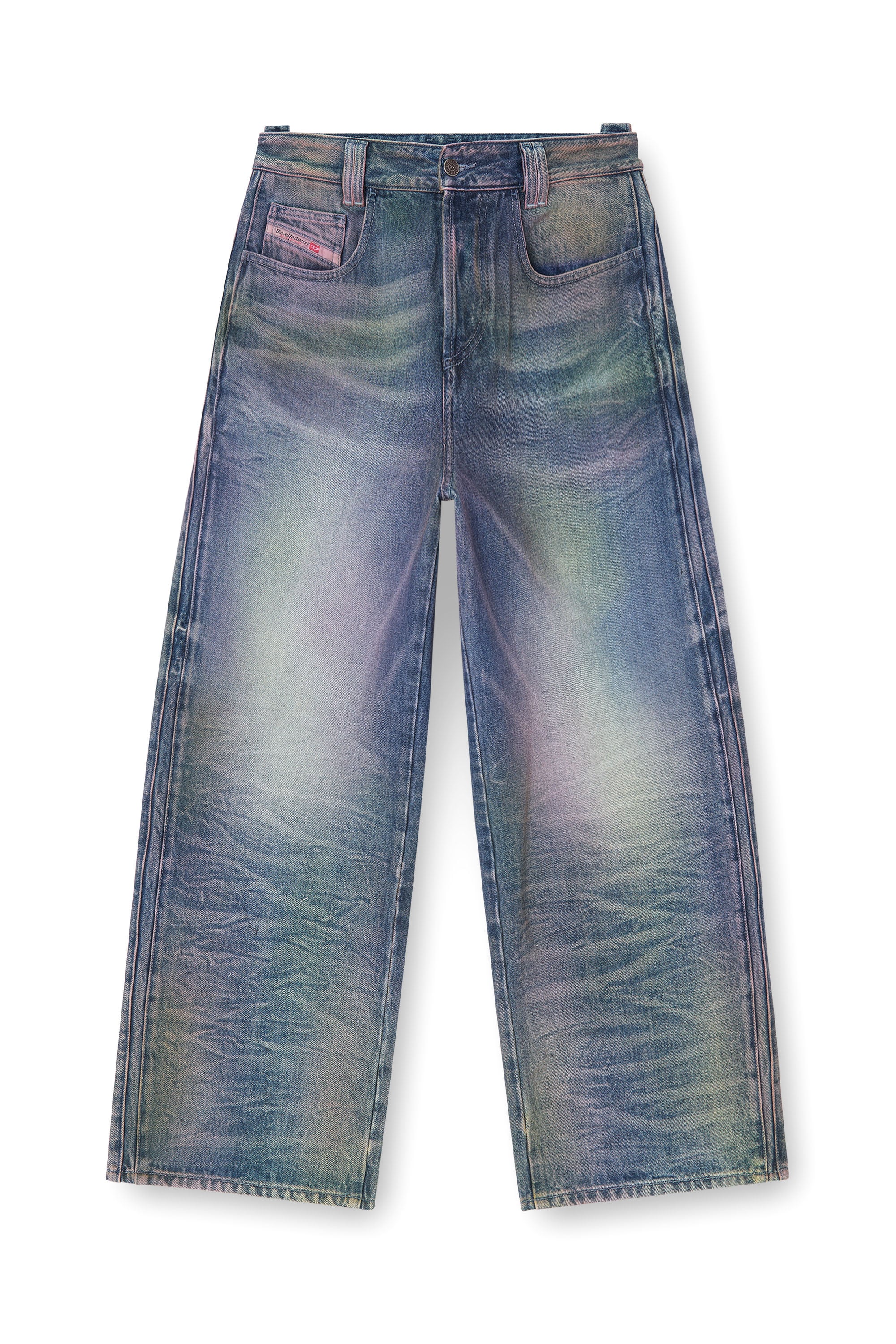 Diesel - Unisex's Relaxed Jeans 1982 D-Hakou 007FW, Medium blue - 3