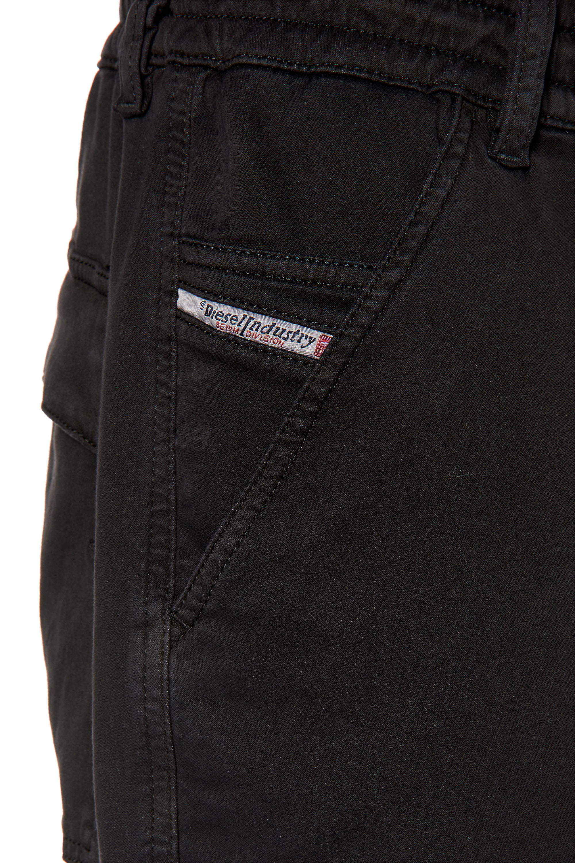 Men's Cargo shorts in JoggJeans | Black | Diesel
