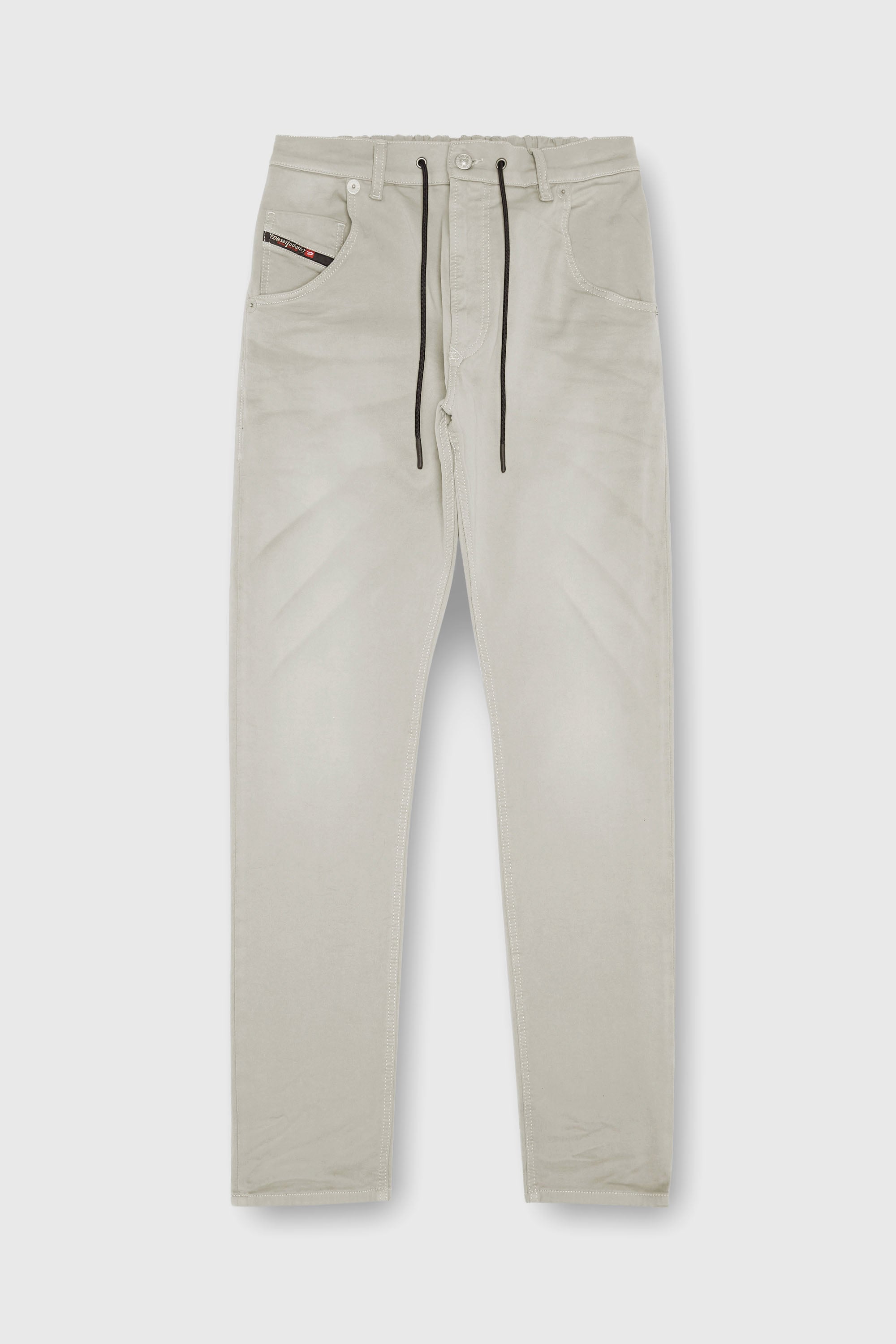 Diesel - Man's Regular 2032 D-Krooley Joggjeans&reg; 0670M, Light Grey - 1