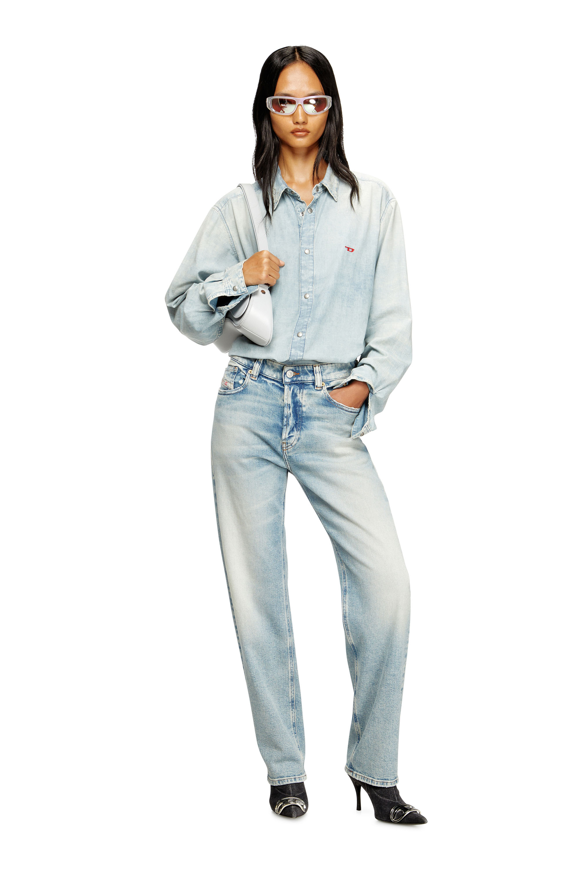 Diesel - Female's Regular Jeans 1988 D-Ark 09M21, Light Blue - 1