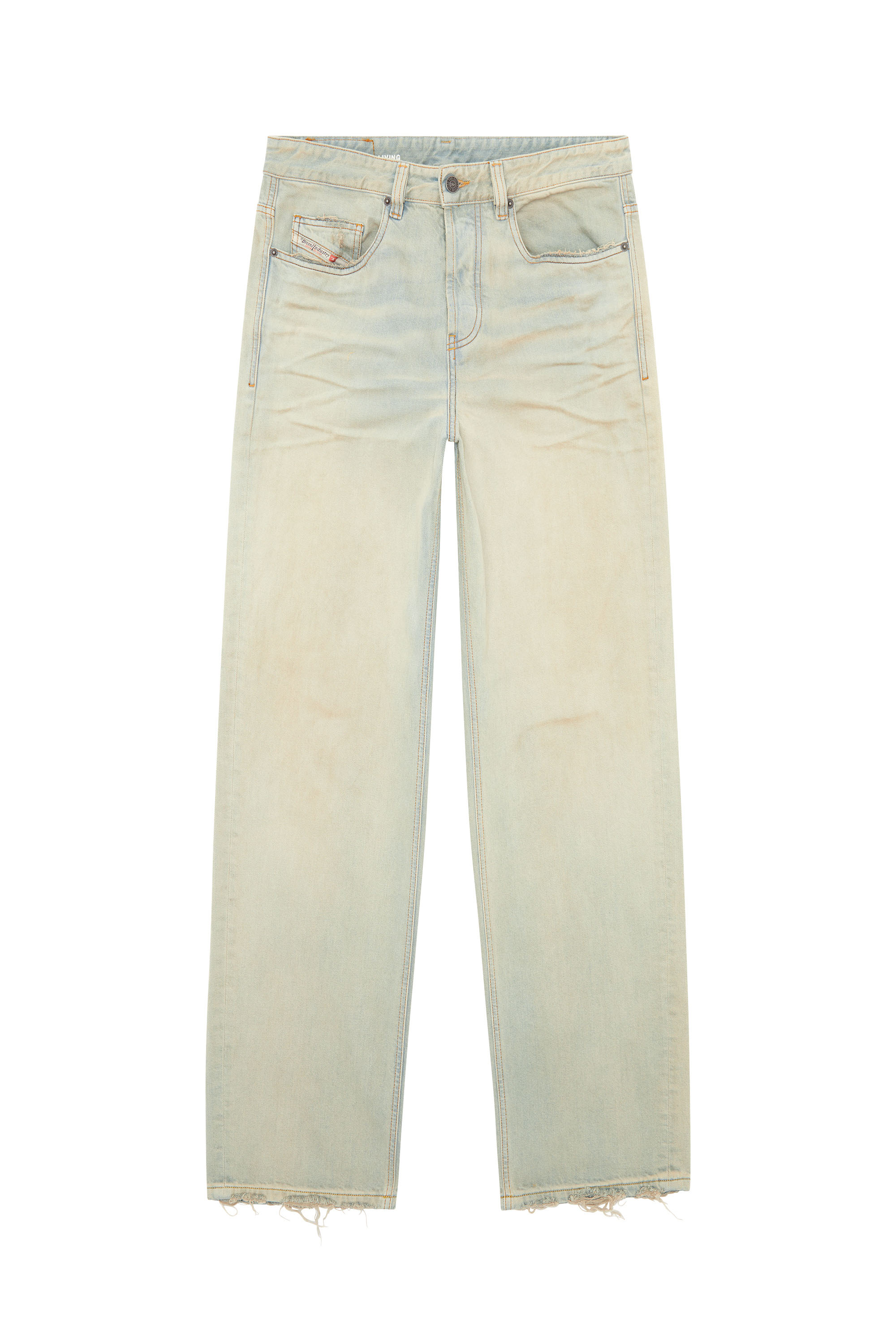 Diesel - Relaxed Jeans 2001 D-Macro 09H60 Homme, Bleu Clair - Image 1