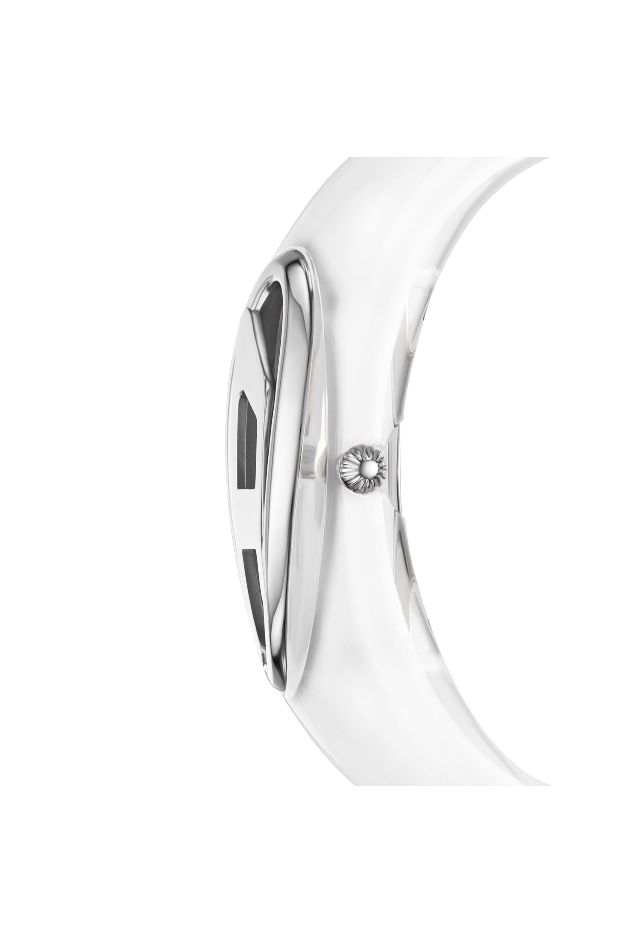 Diesel - DZ5618 WATCH, Woman's Diesel Wonder-D Two-Hand White Nylon Resin Watch in White - 3