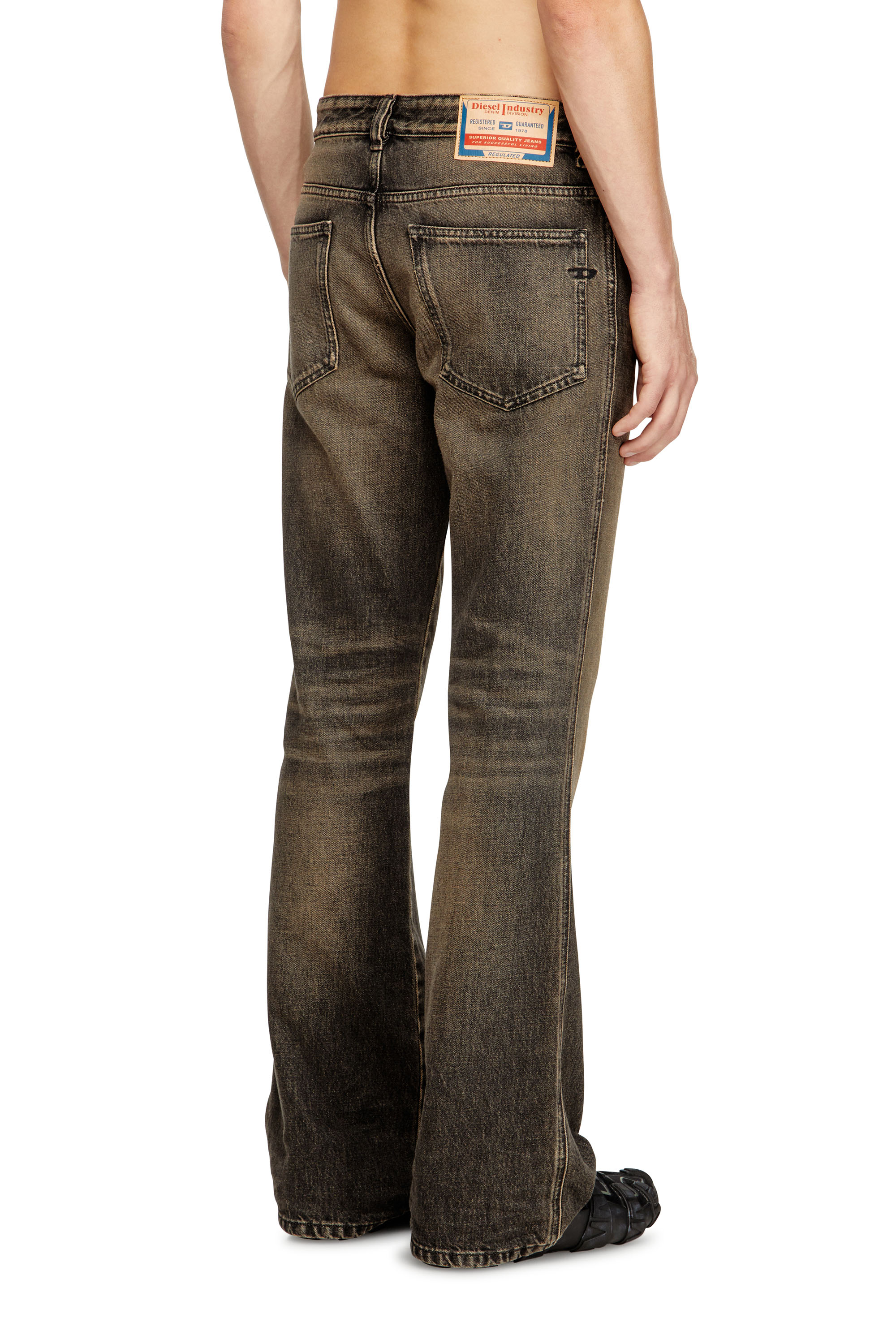 Diesel - Male's Bootcut Jeans 1998 D-Buck 007AX, Black/Dark Grey - 4