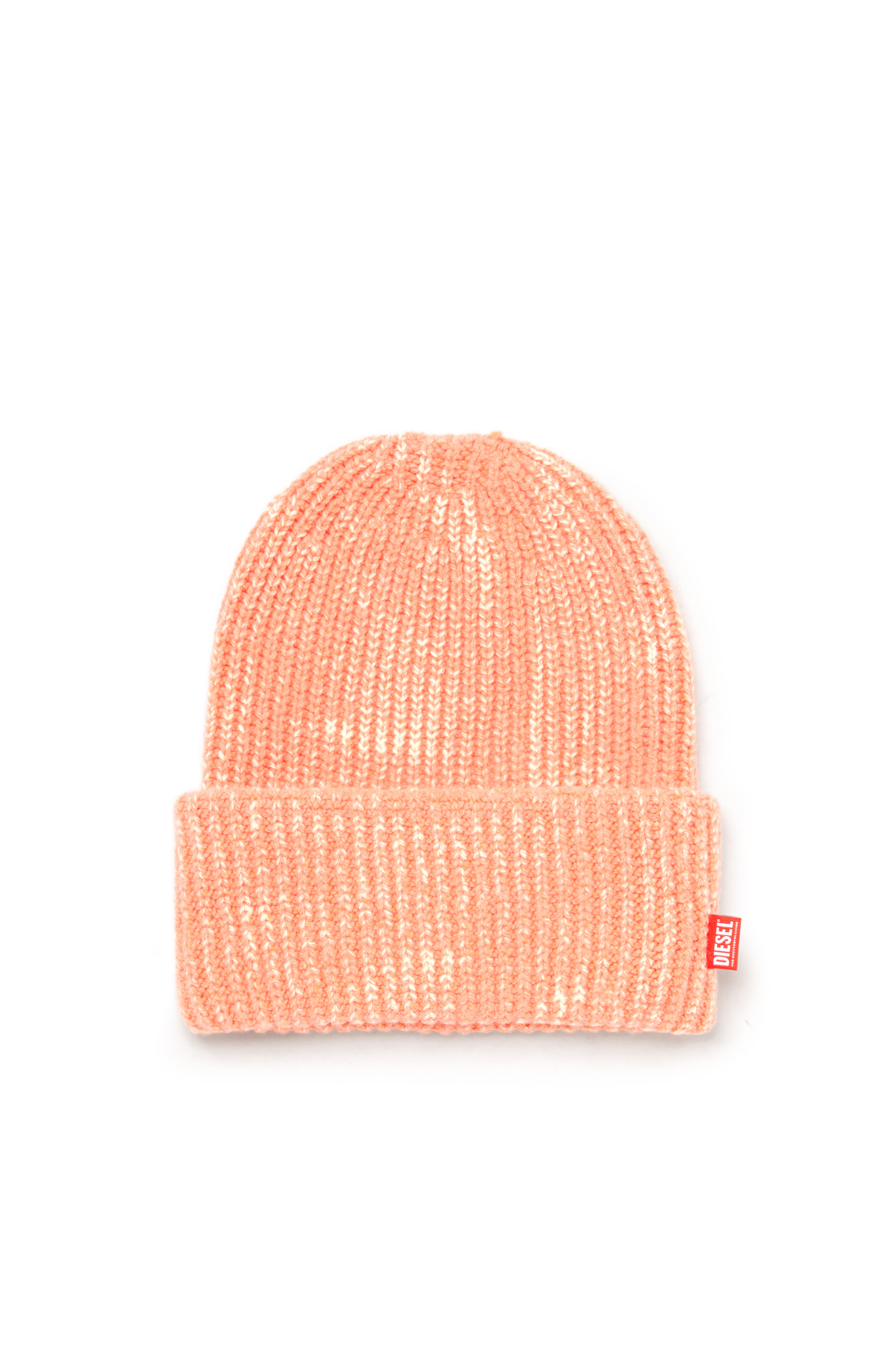 Diesel - K-AVET, Gorro de mezcla de lana cepillada Unisex in Naranja - 2