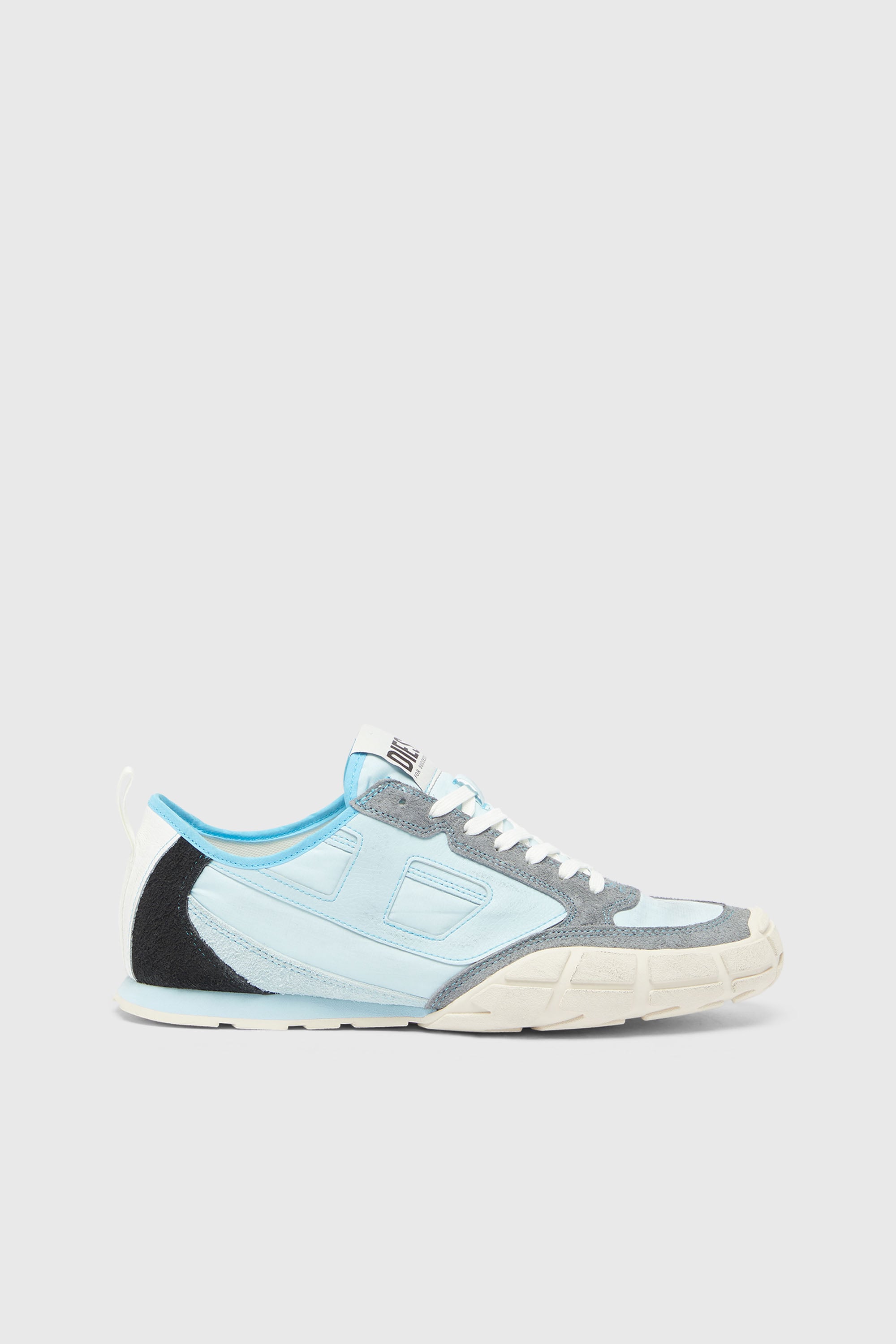 Diesel - S-PAGODHA LOW, S-Pagodha - Baskets en cuir et nylon Homme in Bleu - 1