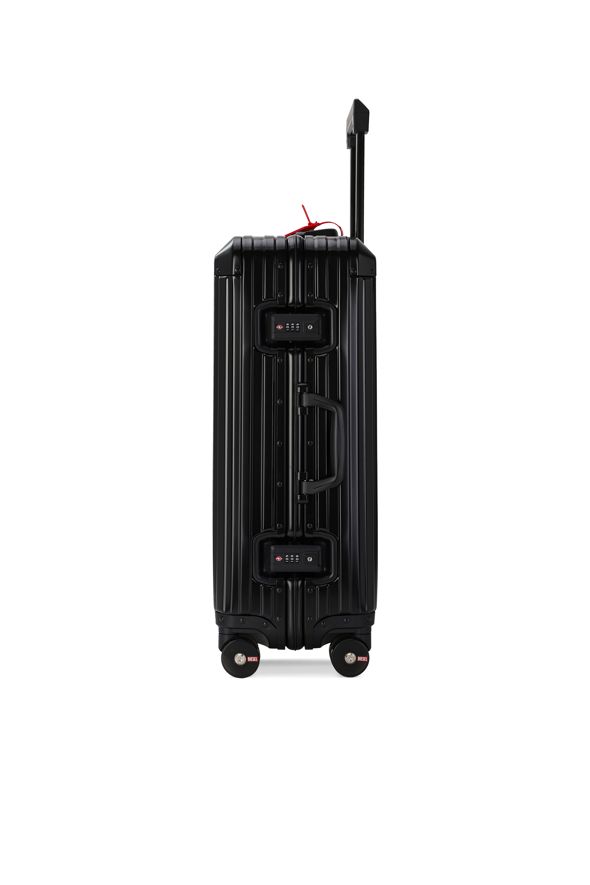 Diesel - DIESEL ALUMINUM TROLLEY- DSL002, Maleta de aluminio tama&ntilde;o M Unisex in Negro - 3
