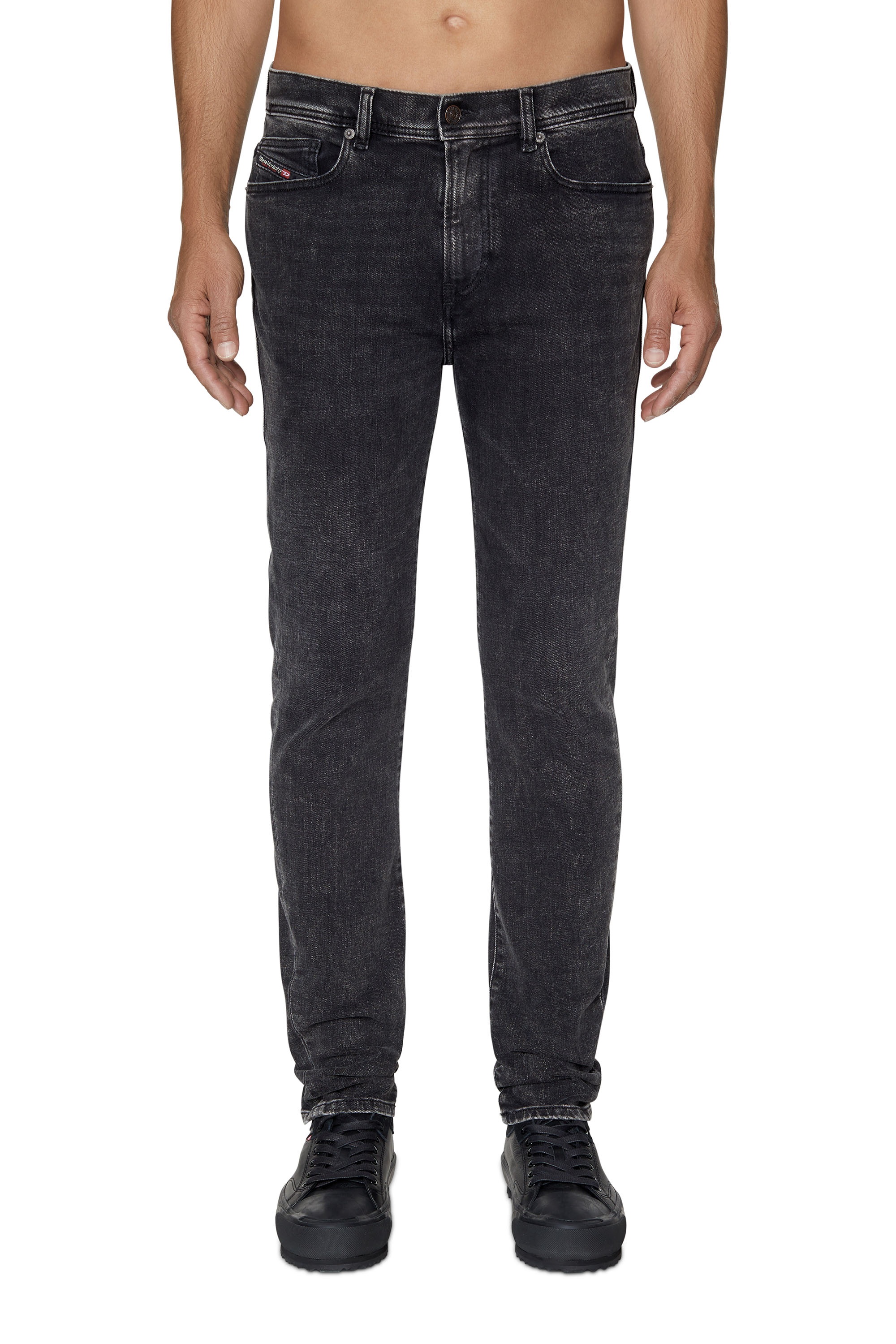 Diesel - Skinny Jeans 1983 D-Amny 09C22, Skinny Jeans - 1983 D-Amny Homme in Noir - 2