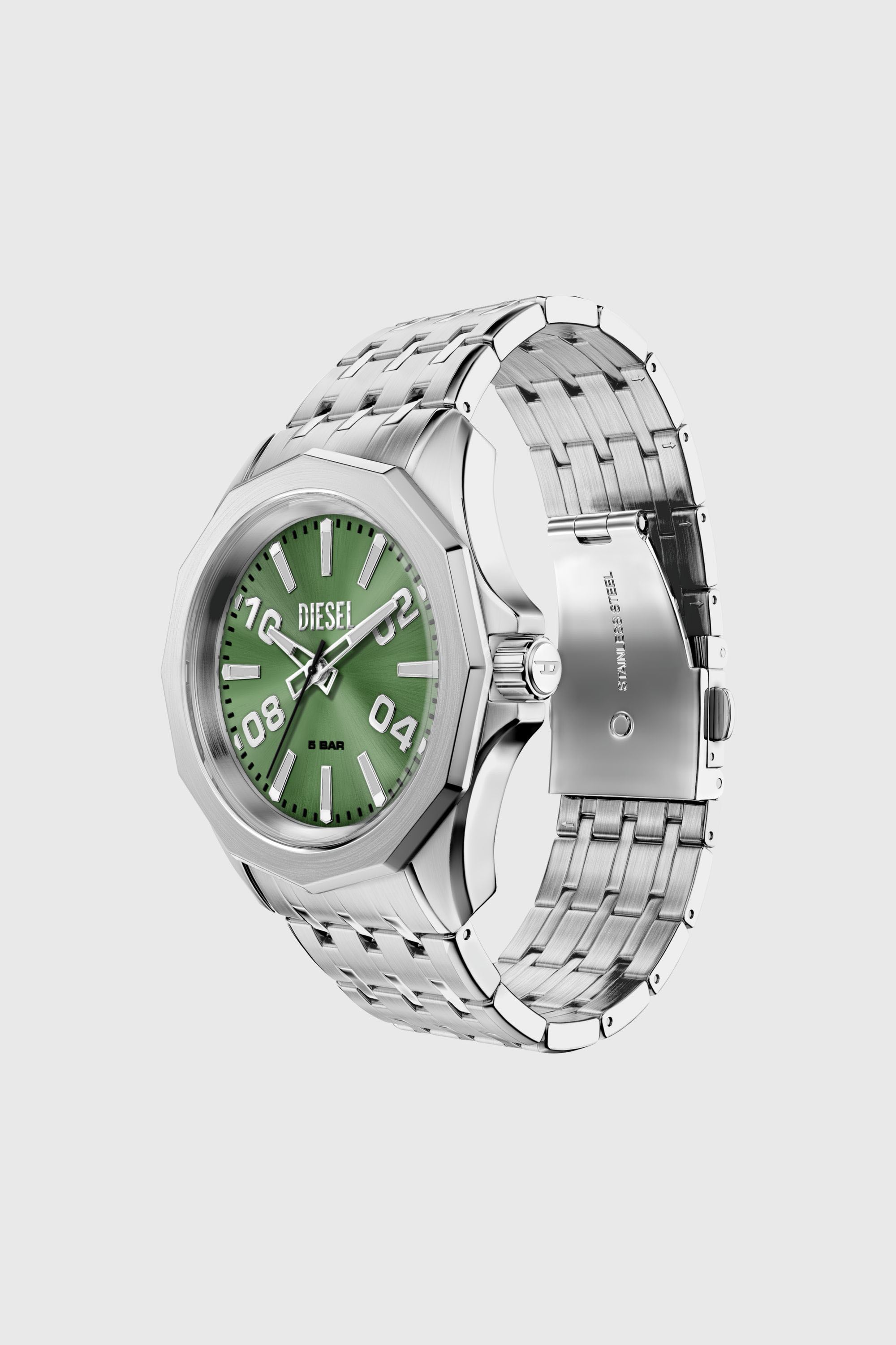 Diesel - DZ2237 WATCH, Man's Stinger stainless steel watch in Silver - 7