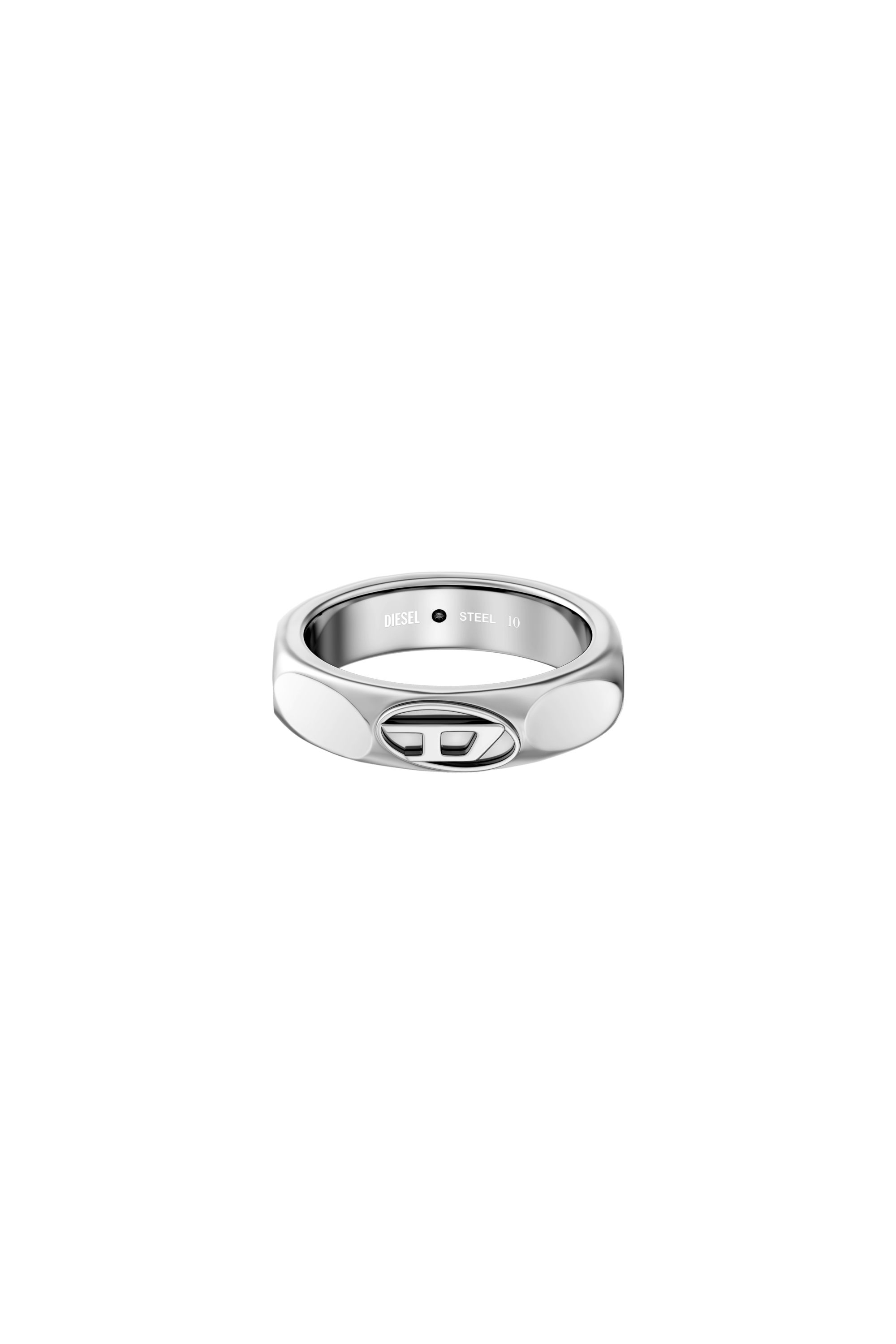 Diesel - DX1693040 JEWELLERY, Anillo de acero inoxidable Unisex in Plateado - 2