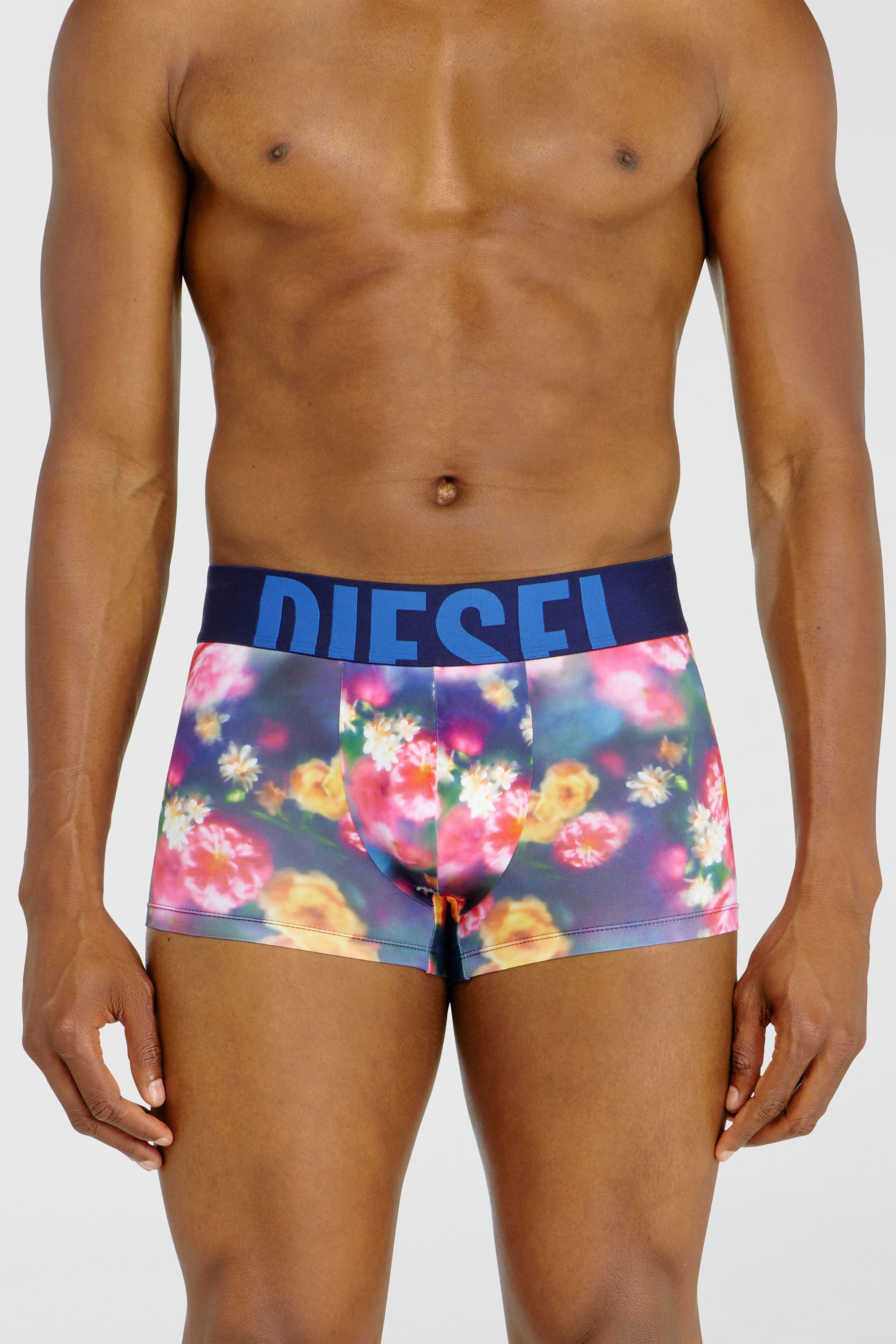 Diesel - DAMIEN-D-POP-55, Male's Trunks in stretch fabric with all-over florals in Multicolor - 2