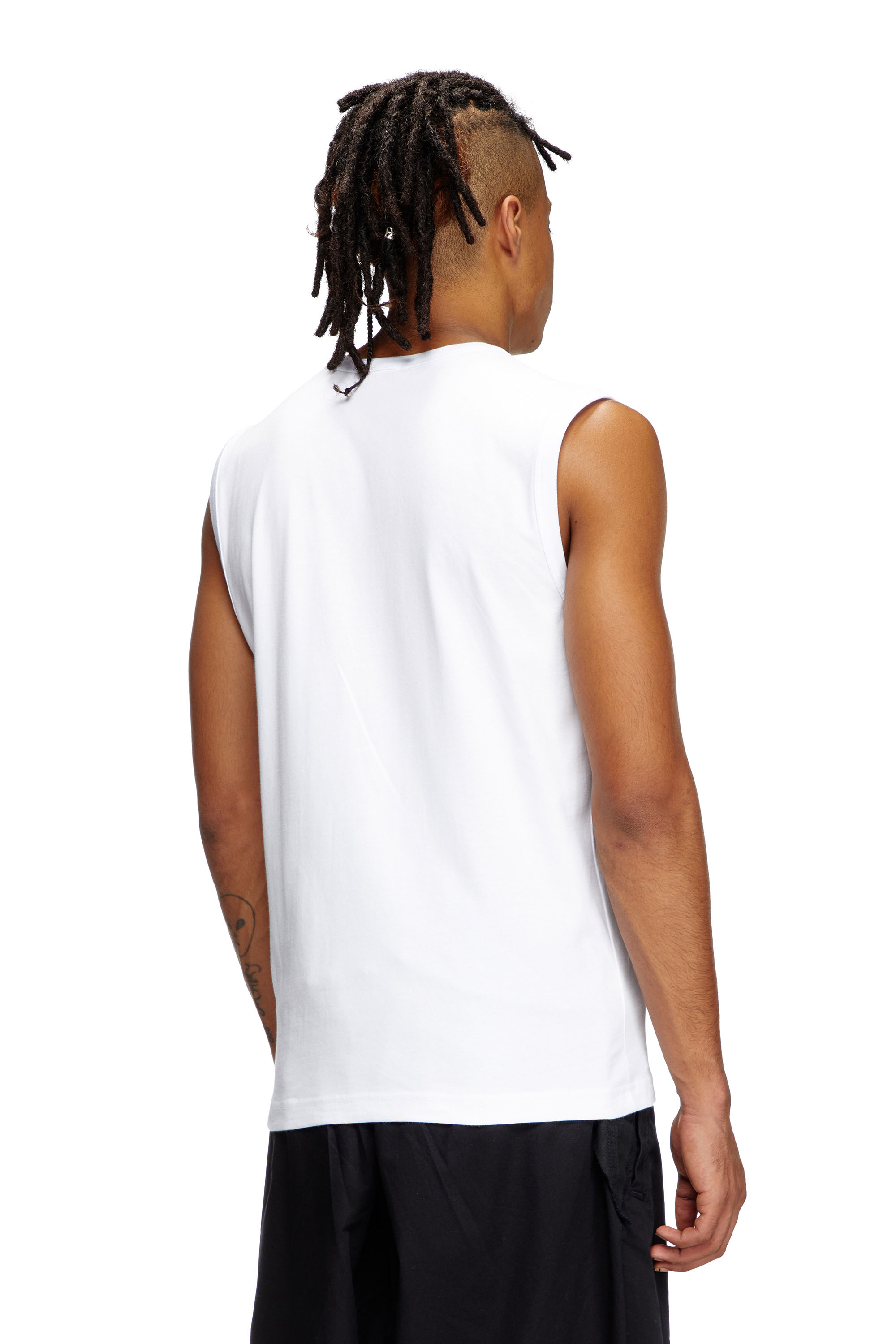 DIESEL｜SLEEVELESS (T-BISCO BIGOVAL TOP (A16698 0NJBM 9X White Sleeveless T-shirt T-BISCO-BIGOVAL Diesel - Vitkac AS