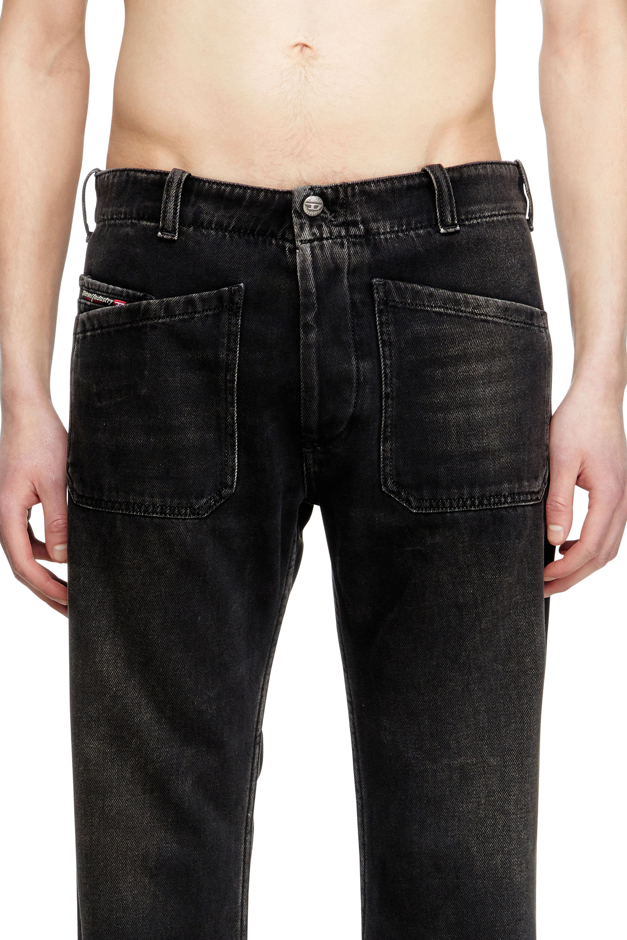 Men's Bootcut Jeans | Black/Dark grey | Diesel D-Moorix