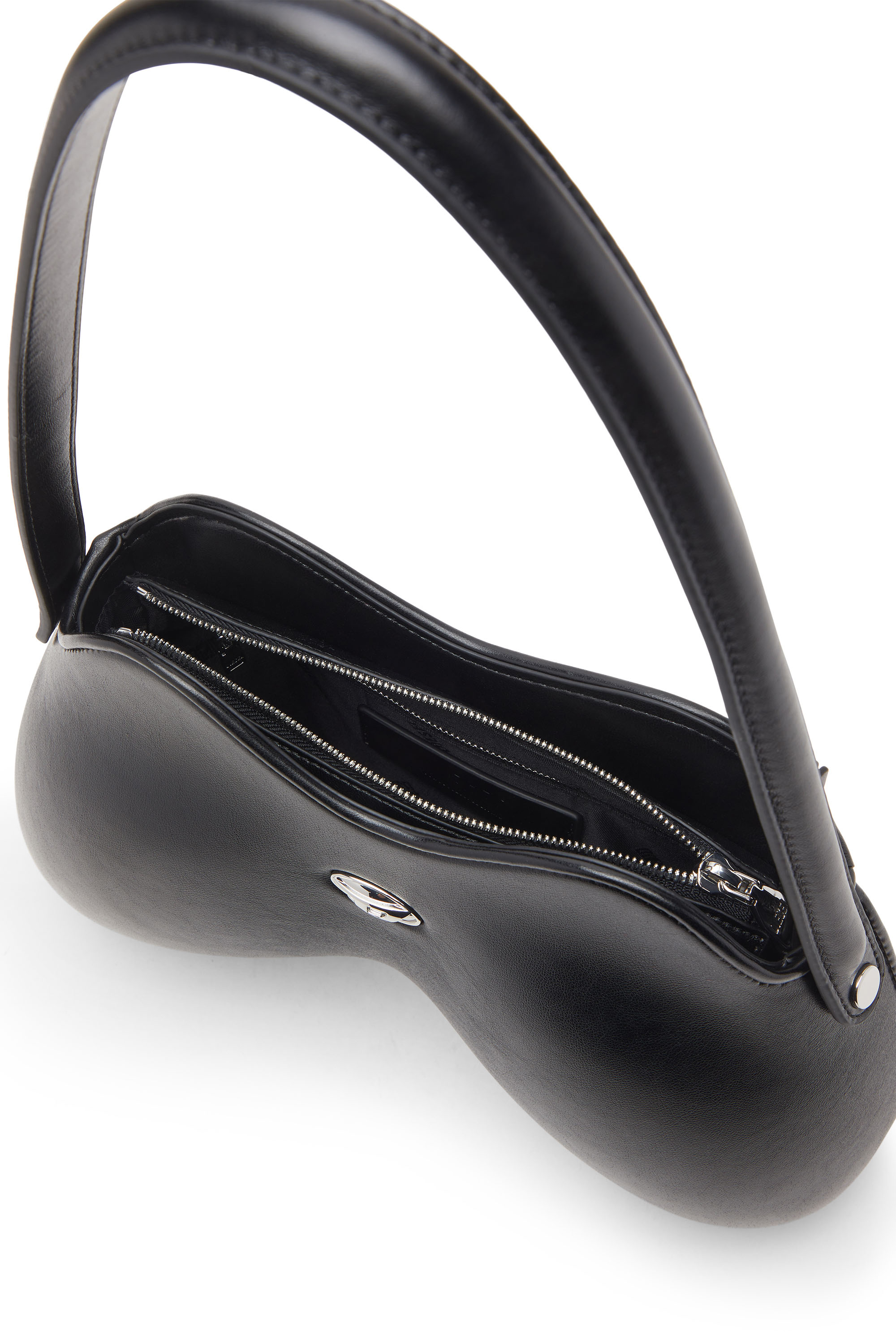 Diesel - DOUBLE-D SHOULDER, Female's Double-D-Shoulder bag in PU in Black - 3