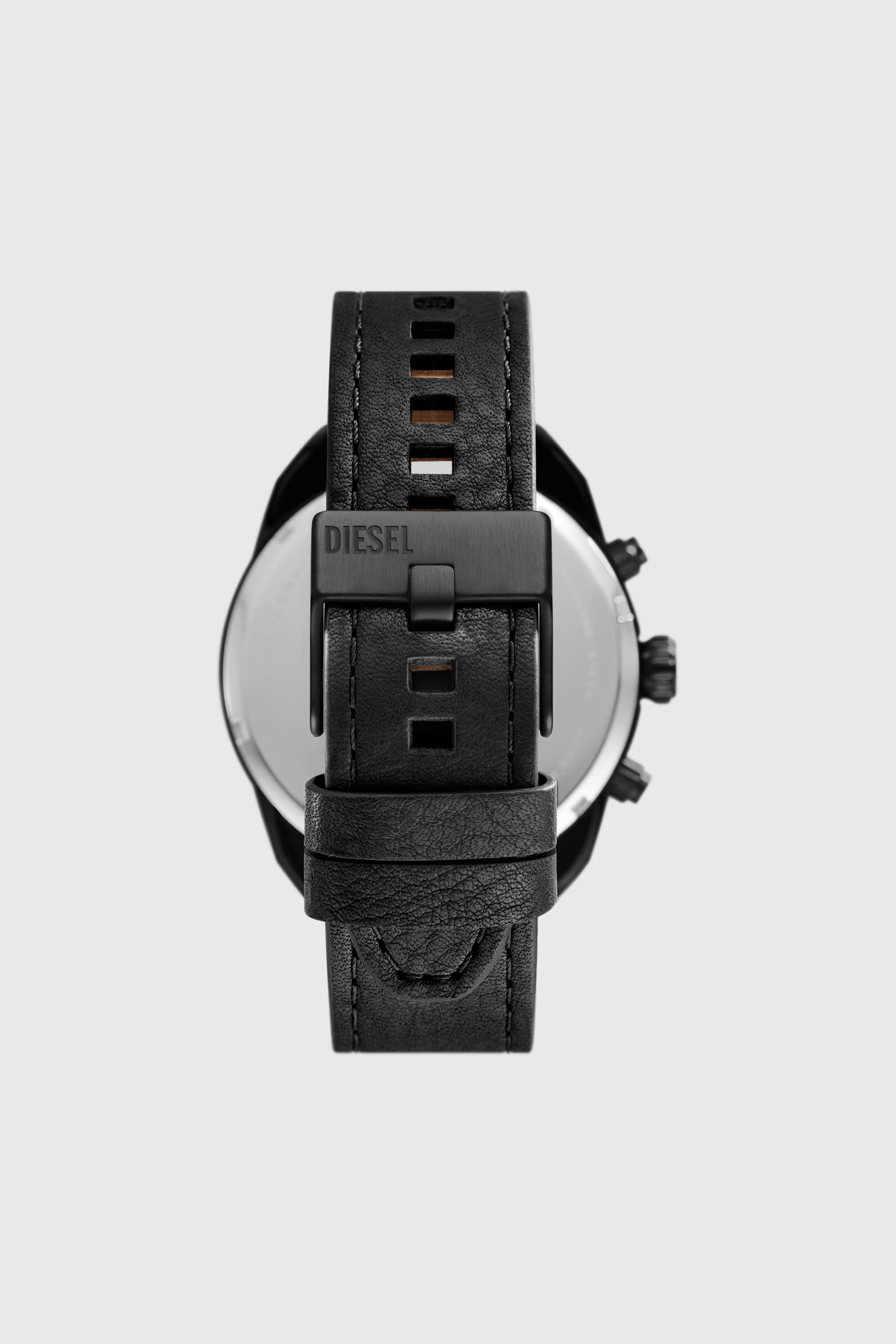 Diesel - DZ4667, Reloj Spiked de cuero negro con cron&oacute;grafo Hombre in Negro - 2