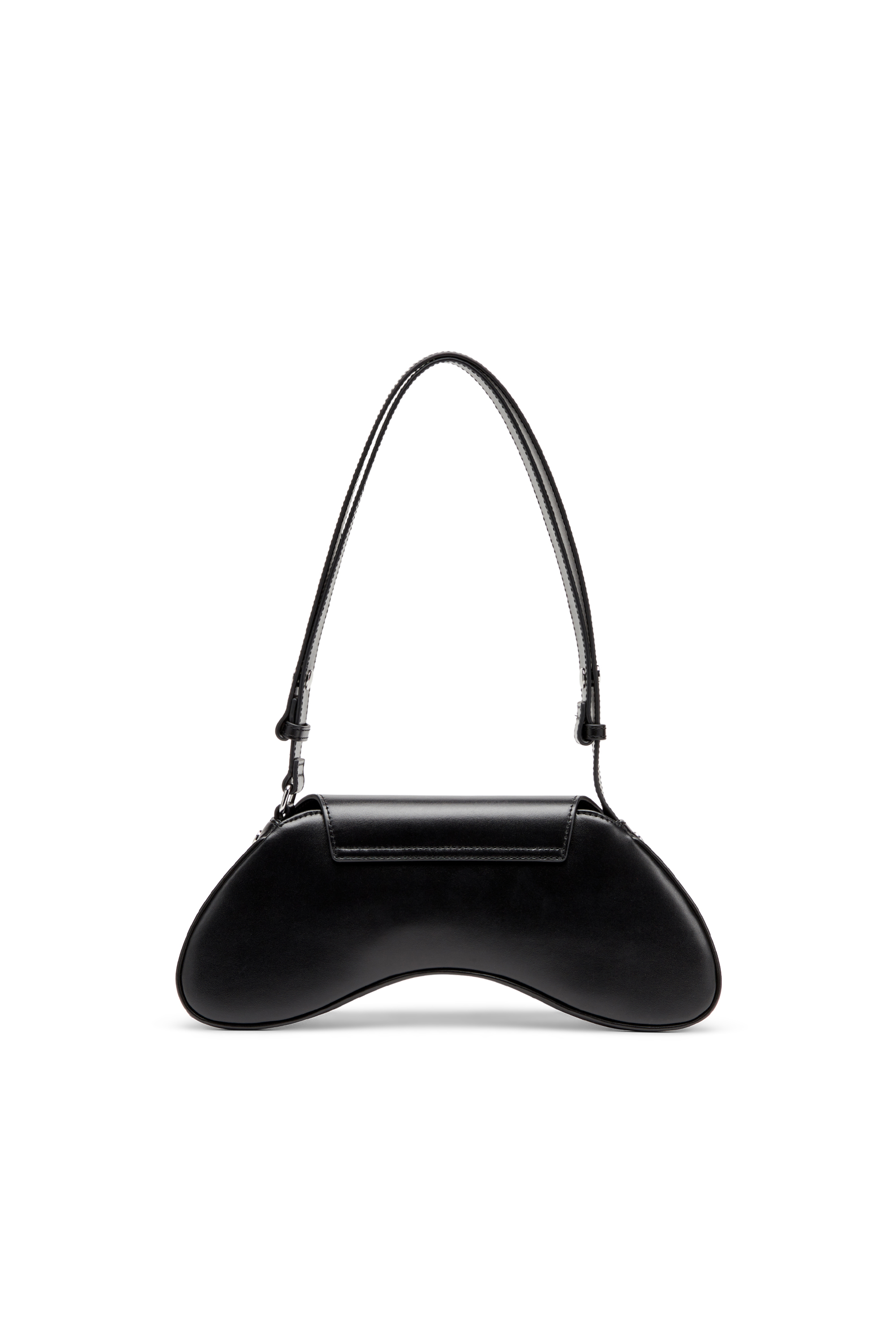 Diesel - PLAY CROSSBODY, Female's Play-Crossbody bag in semi gloss leather in Black - 3