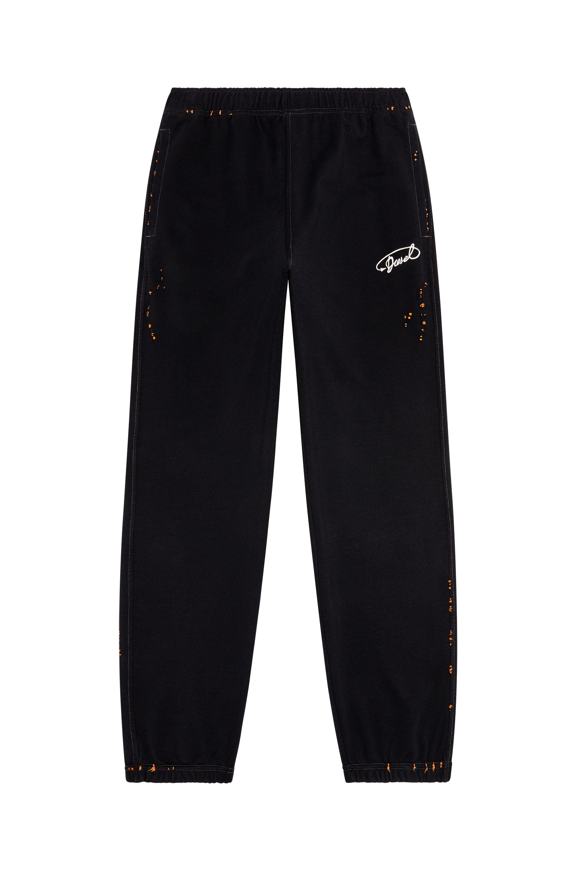 Diesel - P-MARKY-POCK, Man's Track pants with destroyed detailing in Black - 2