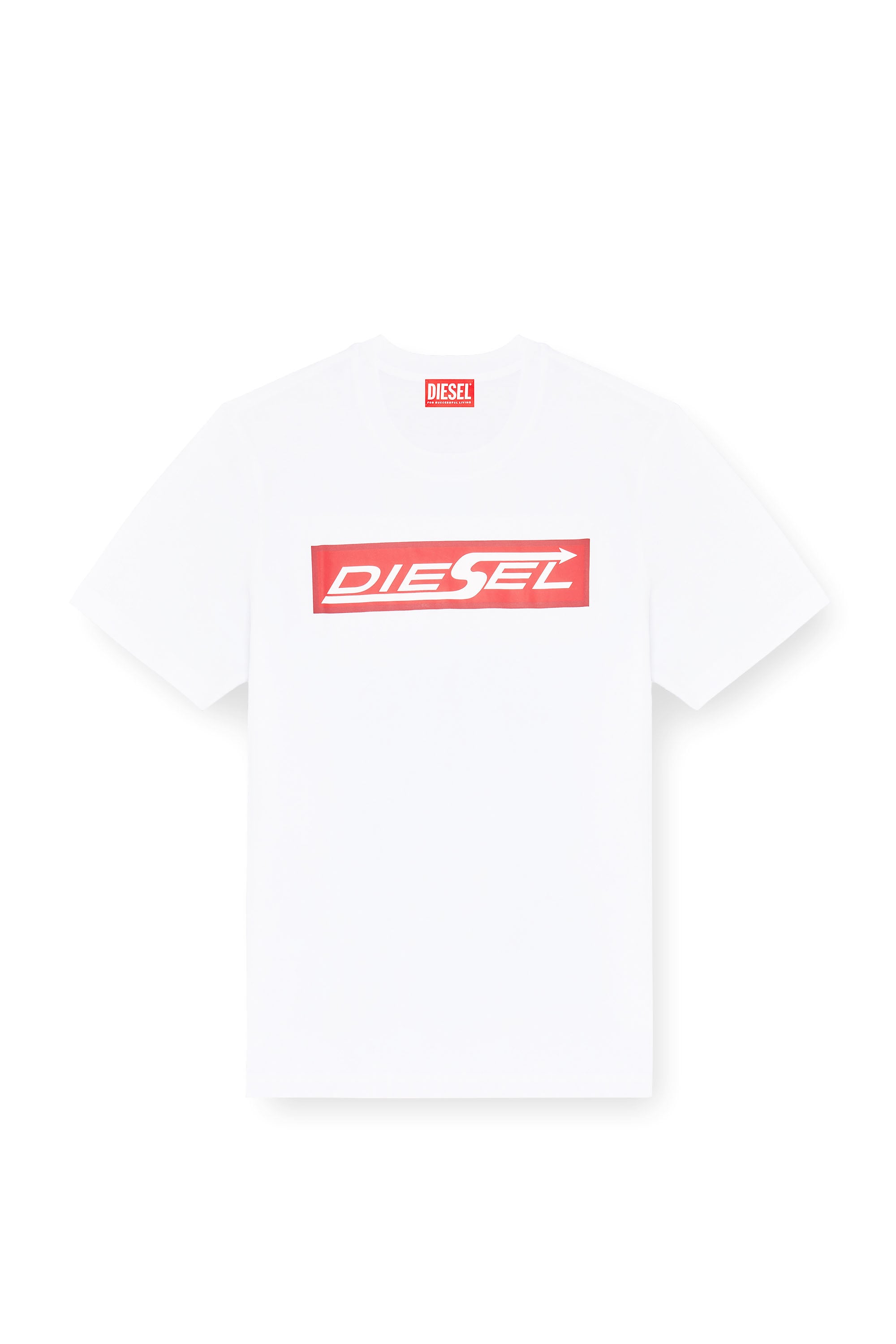 Diesel - T-BOXT-AA20, T-shirt en coton avec logo Diesel imprim&eacute; Homme in Blanc - 2