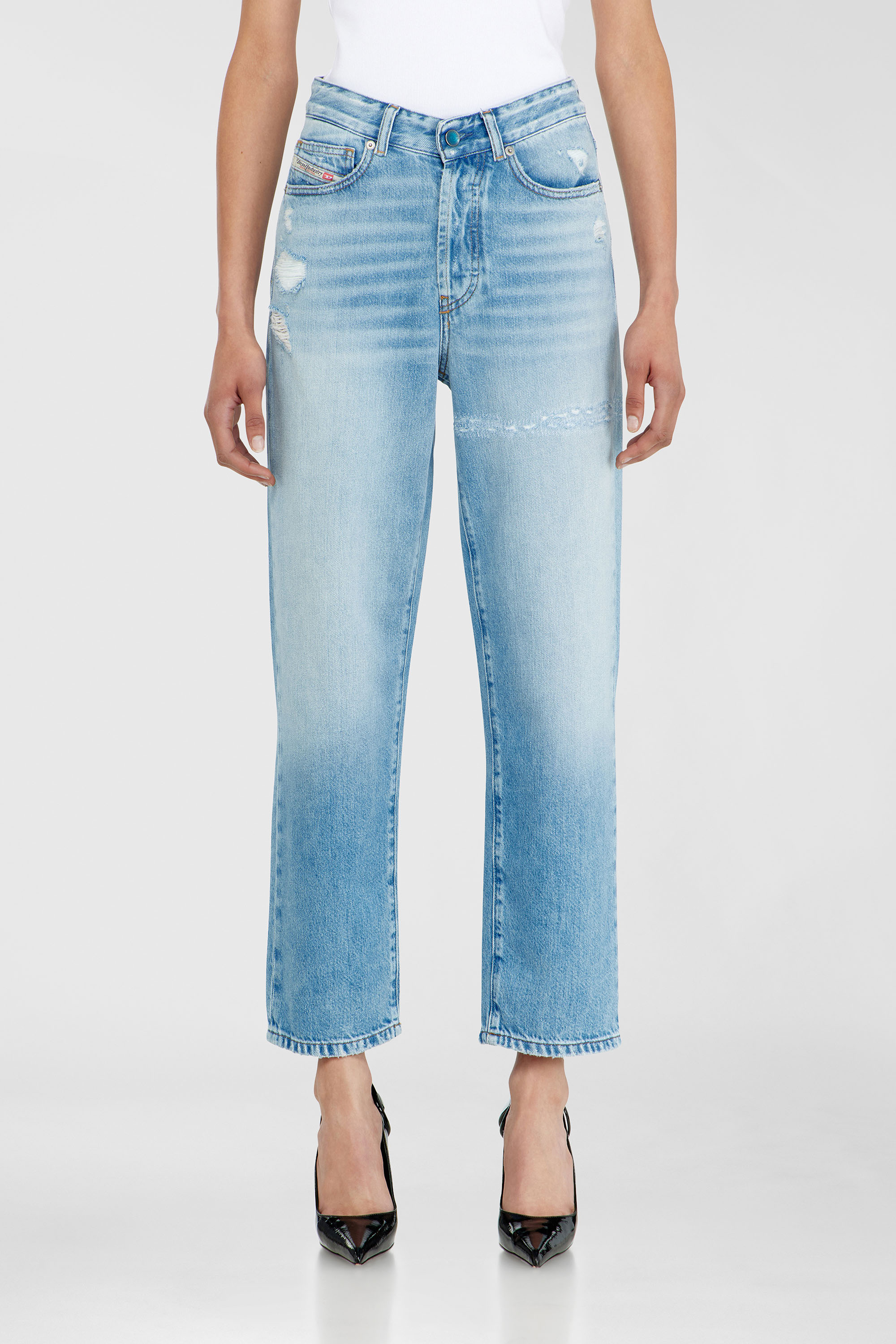 Diesel - Female's Regular Jeans 1981 D-Went 09P49, Light Blue - 1