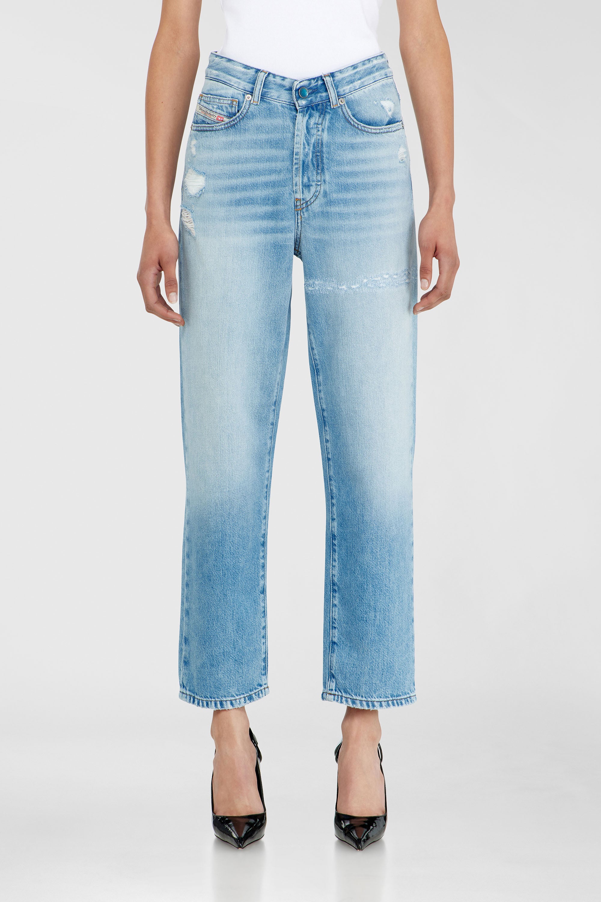 Diesel - Regular Jeans 1981 D-Went 09P49 Femme, Bleu Clair - Image 4