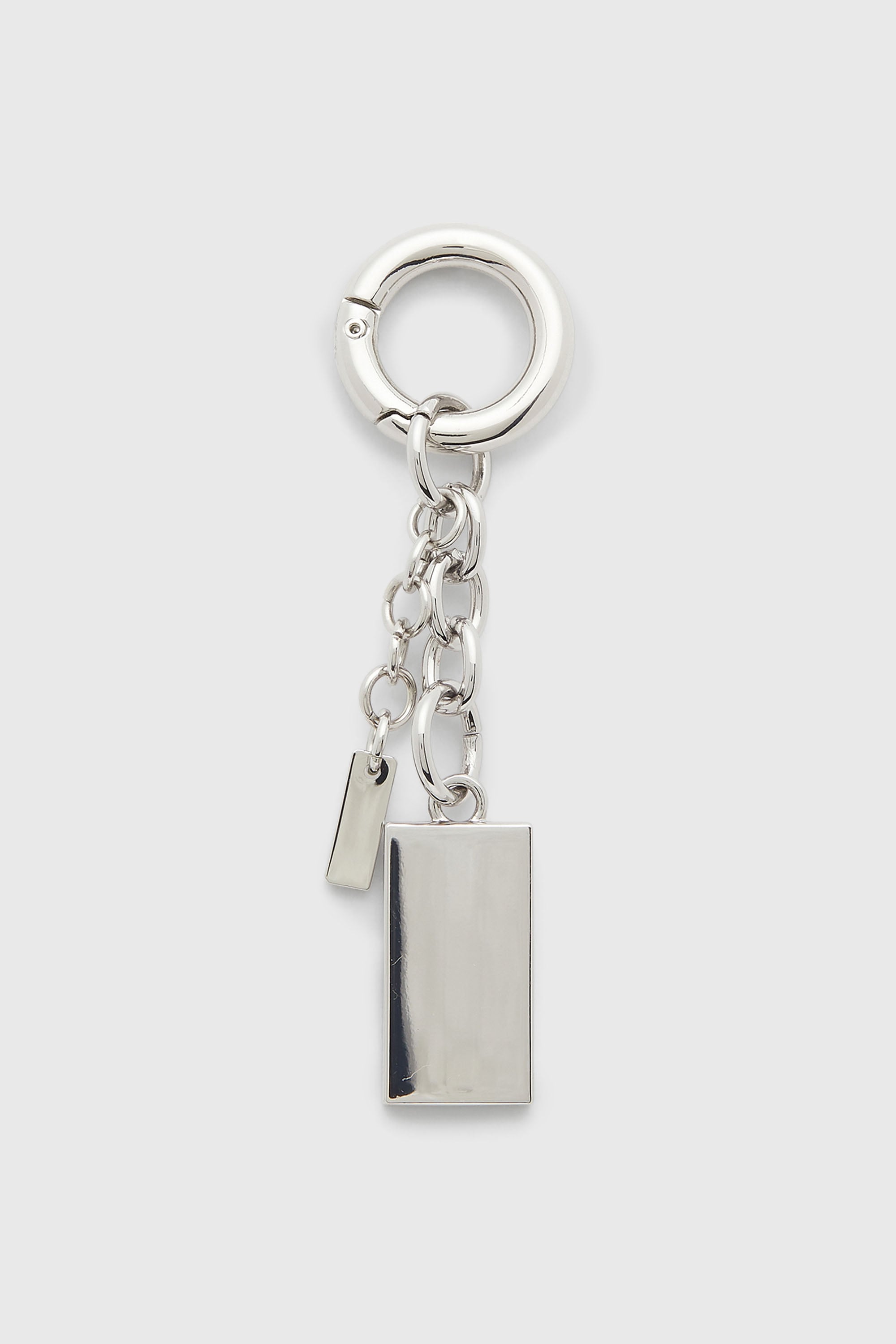 Diesel - CHARM-BISCOTTO, Female's Metal keyring with Biscotto logo charm in Silver - 2