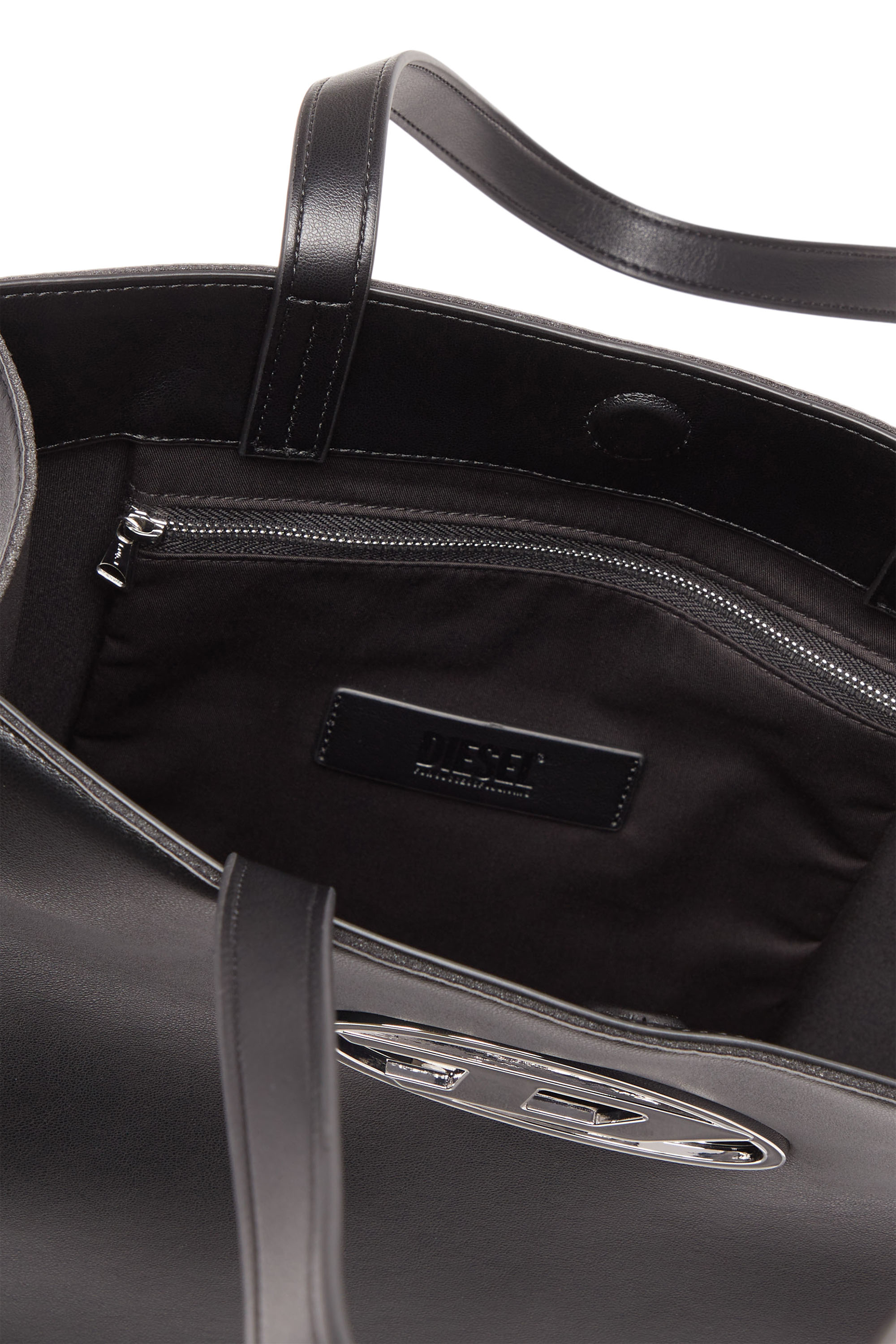 Diesel - HOLI-D SHOPPER X, Holi-D Shopper X - Bolso de neopreno reforzado Unisex in Negro - 4
