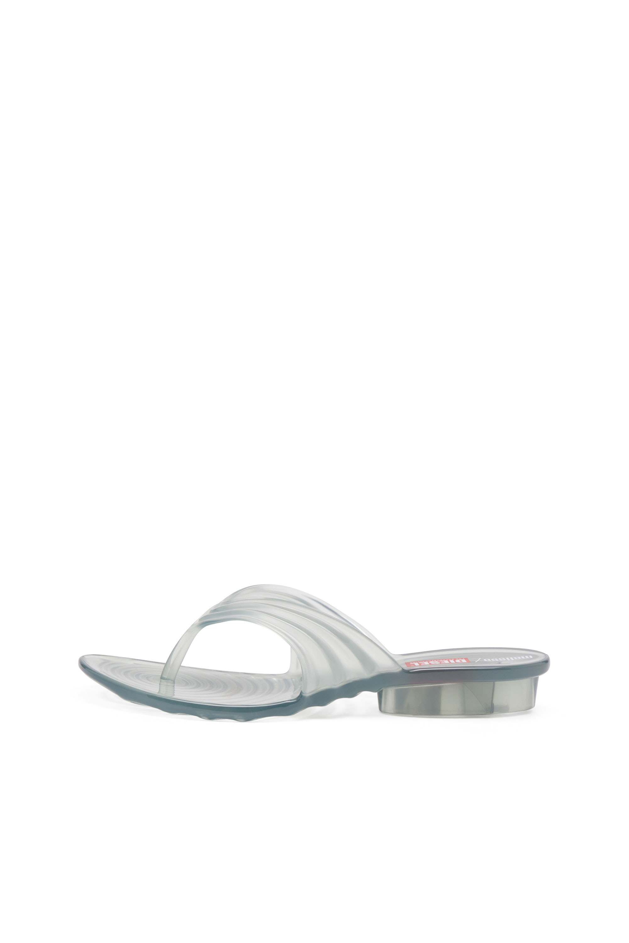 Diesel - MELISSA QUANTUM THONG, Tong sculpturale en Melflex® Femme in Gris - 3