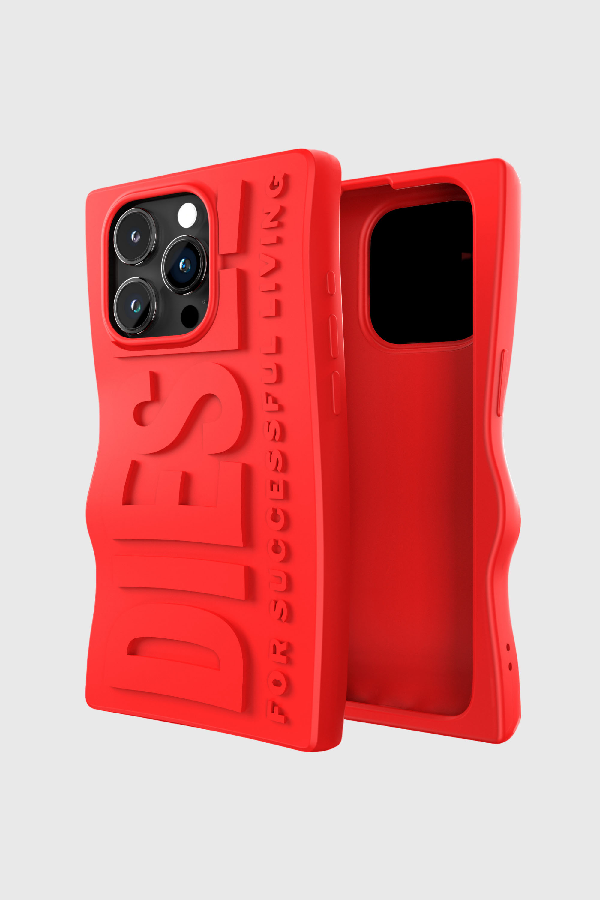 Diesel - 54117 MOULDED CASE, Funda D By iP15 Pro Unisex in Rojo - 1