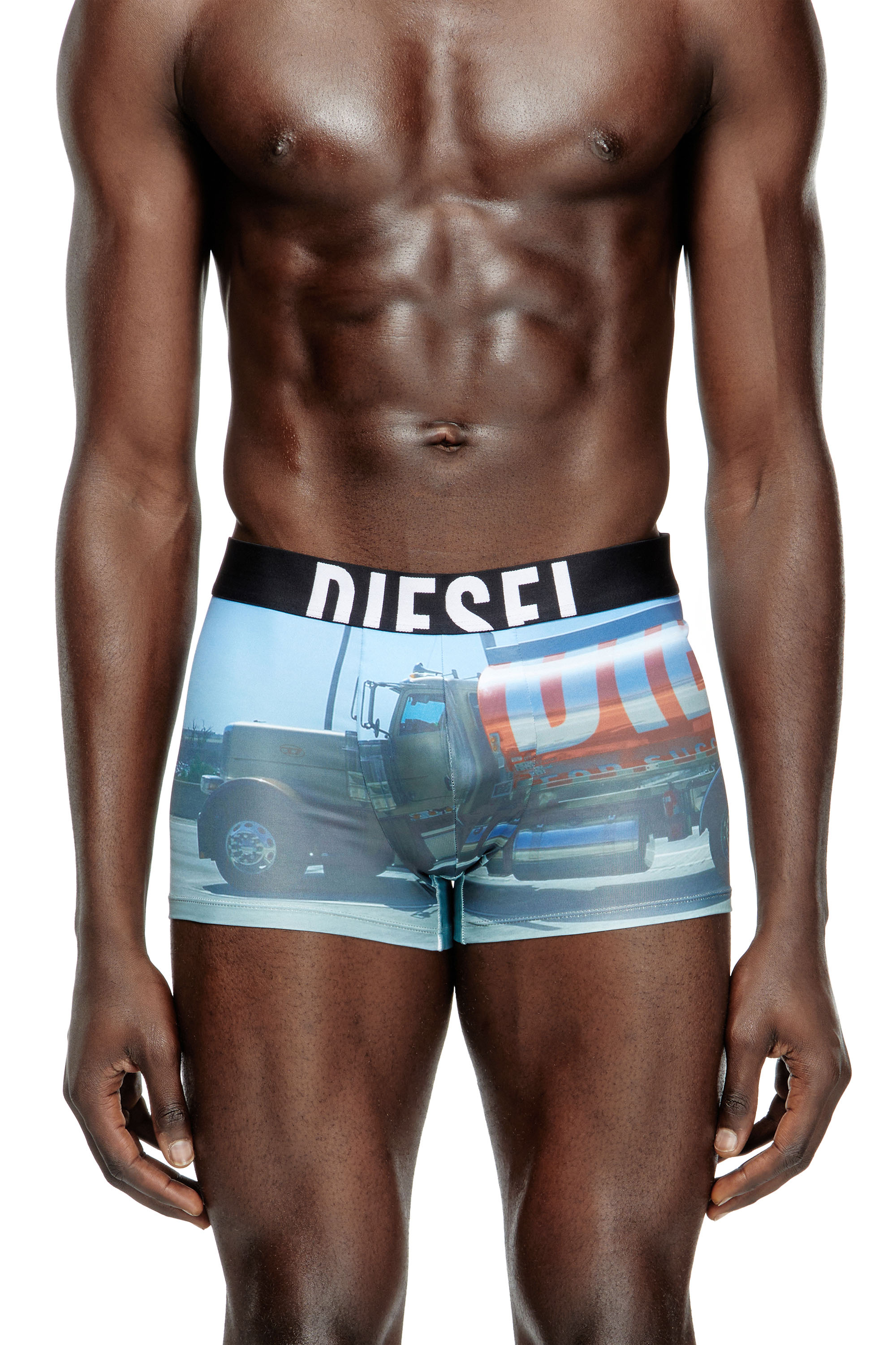 Diesel - DAMIEN-D-POP-40, Boxer à imprimé Pop Homme in Bleu - 1