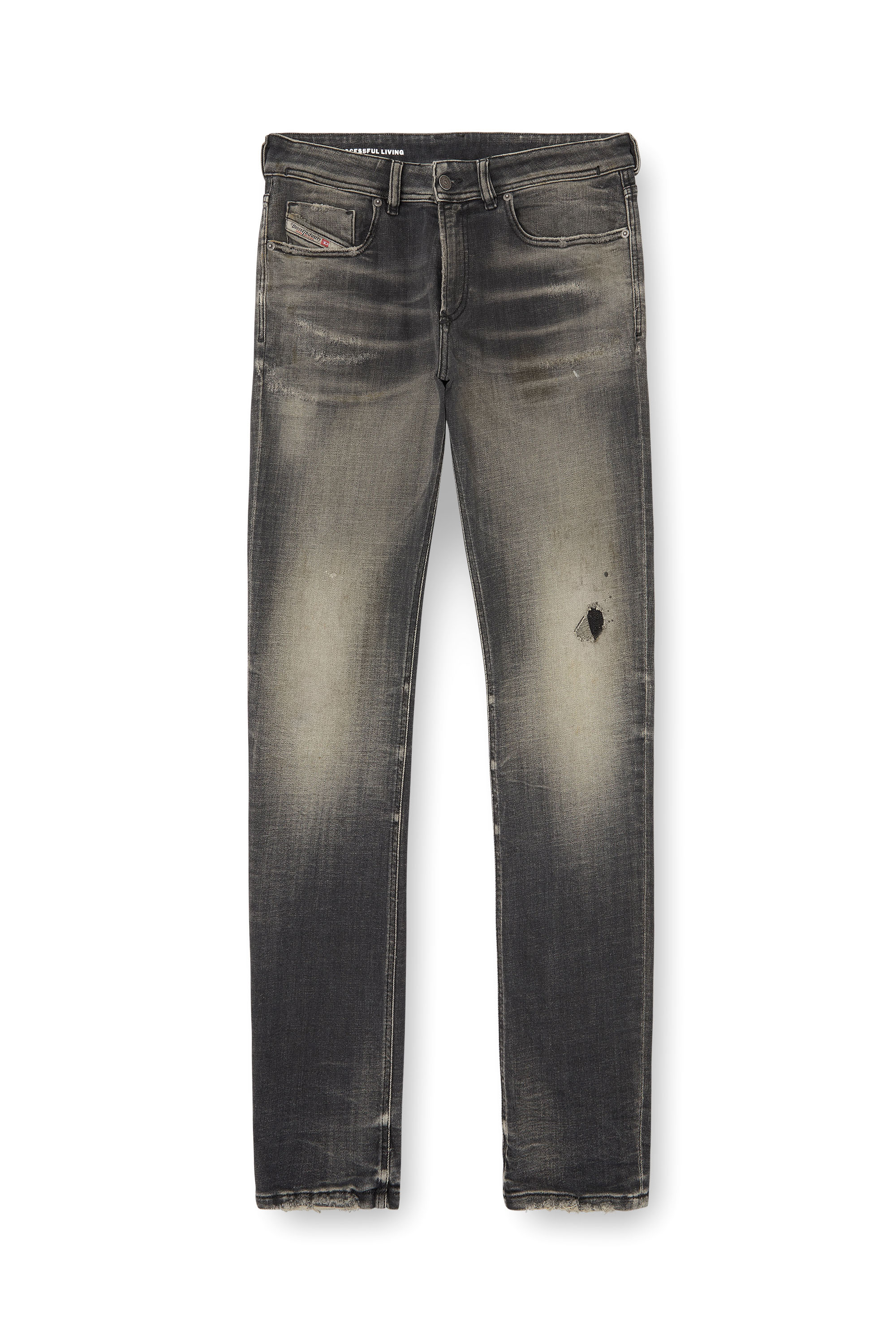 Diesel - Skinny Jeans 1979 Sleenker 09K56 Hombre, Negro/Gris oscuro - 2