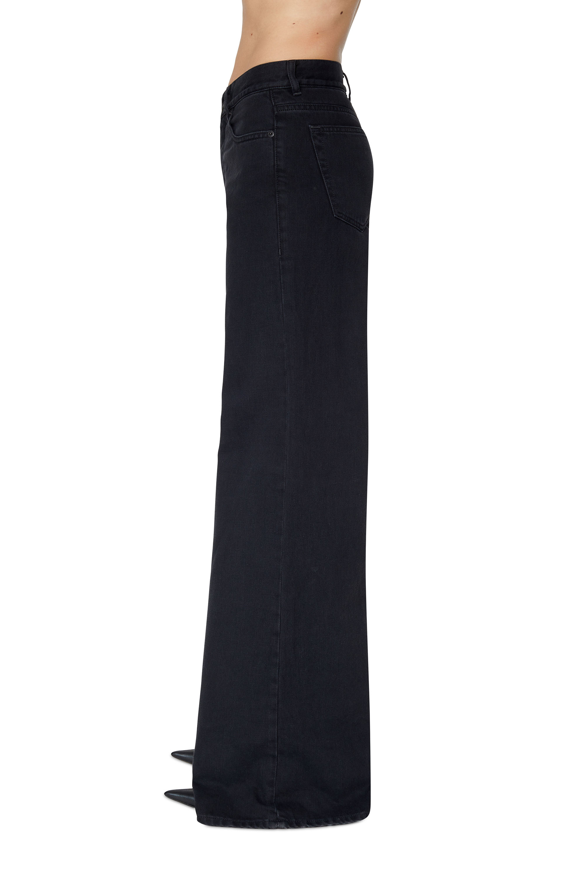 Diesel - Bootcut and Flare Jeans 1978 D-Akemi Z09RL, Woman's Bootcut Jeans - 1978 in Black/Dark grey - 4