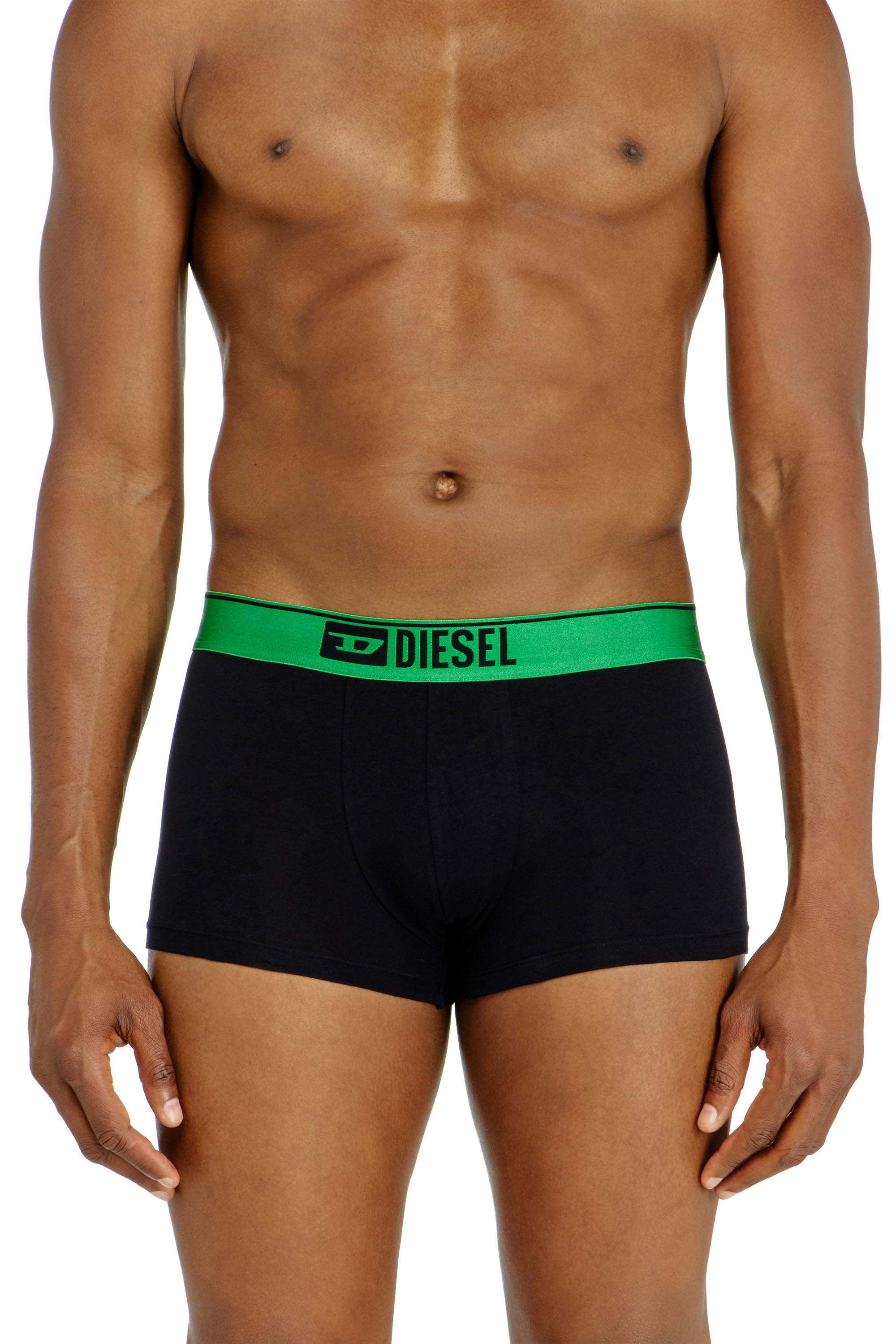 Diesel - DAMIEN-GFT-3PACK, Male's Three-pack boxer briefs with metallic waistband in Black - 3