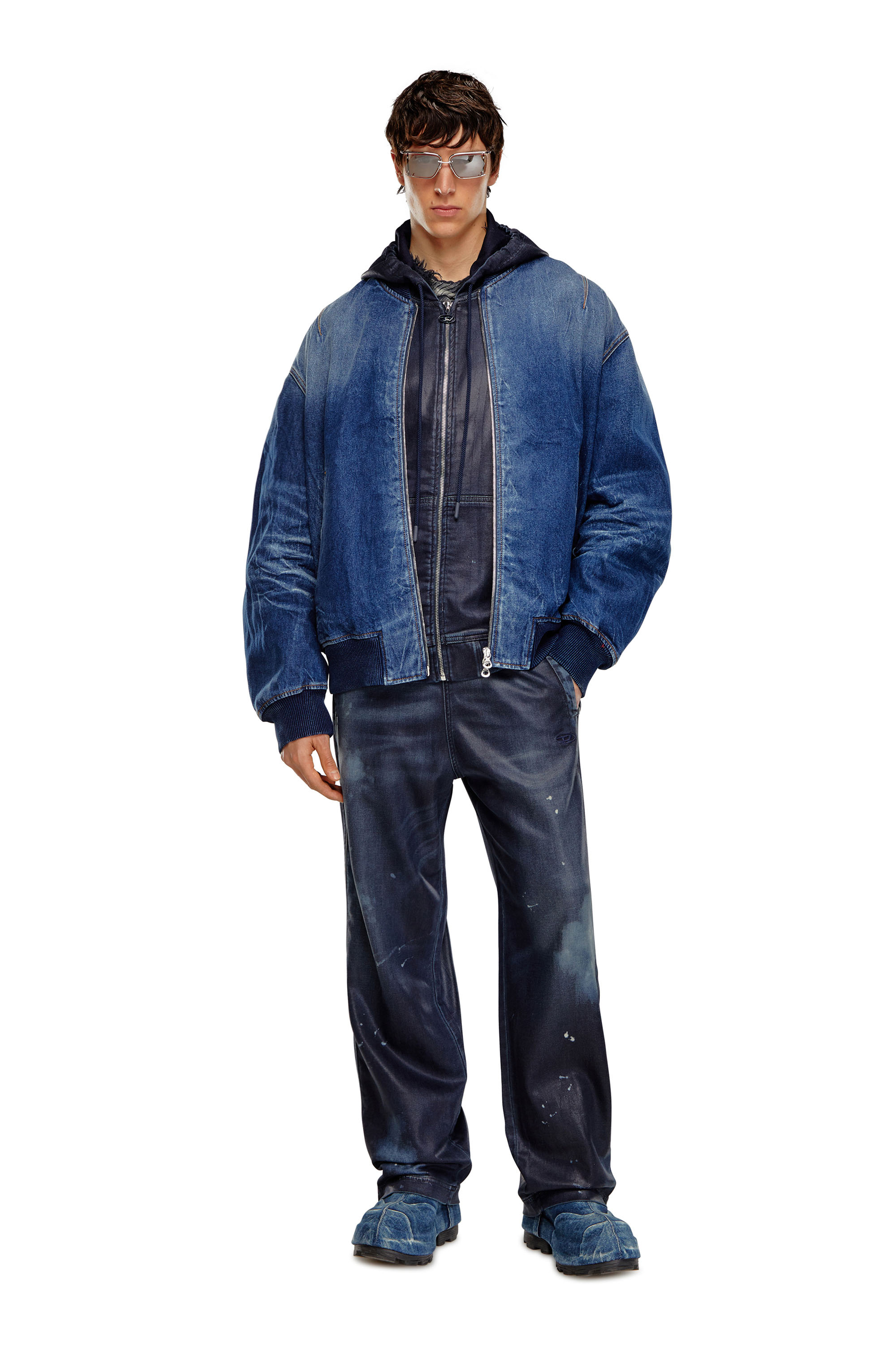 Relaxed D-Martyans Track Denim 068KU