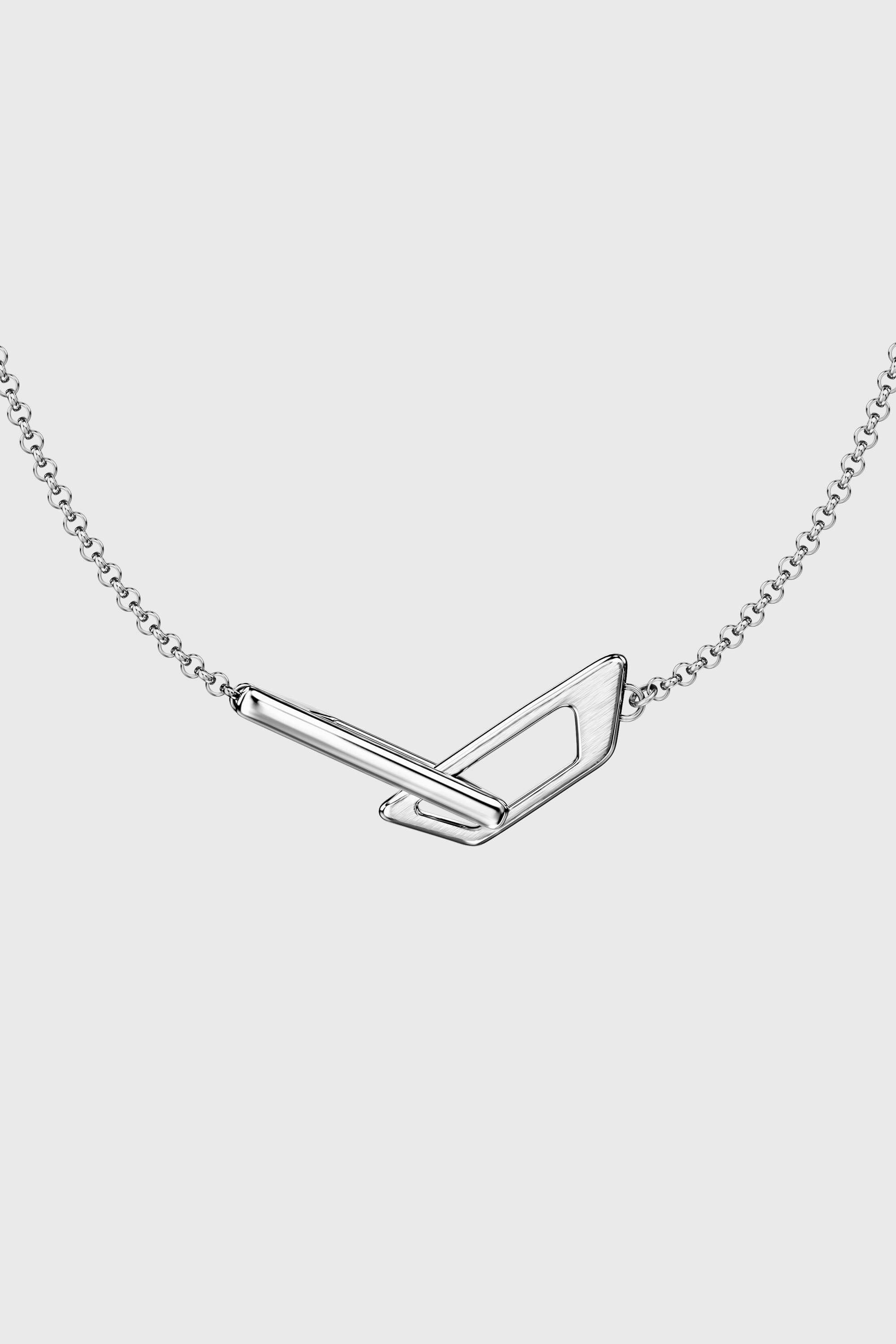 Diesel - DX1727040, Collar tipo banda de acero inoxidable Unisex in Plateado - 2