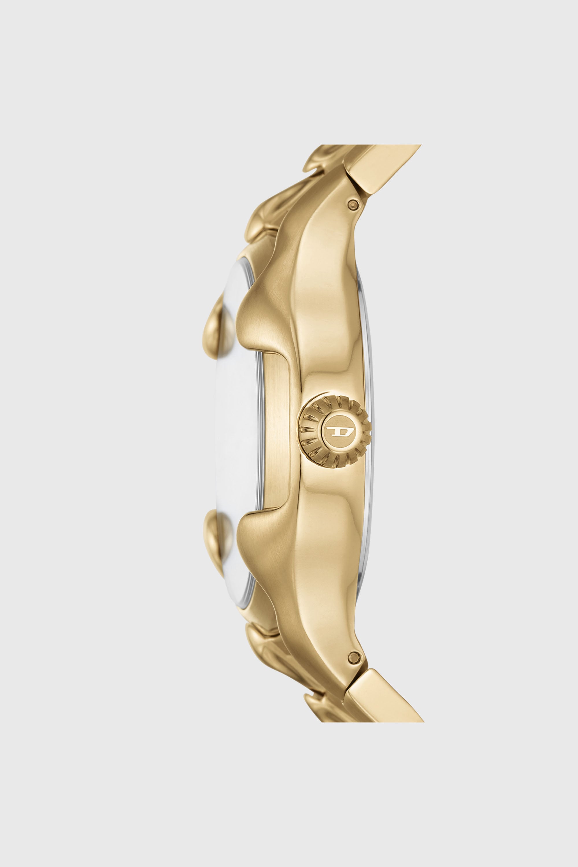 Diesel - DZ2186, Man's Vert Three-Hand Date Gold-Tone Stainless Steel Watch in Gold - 3