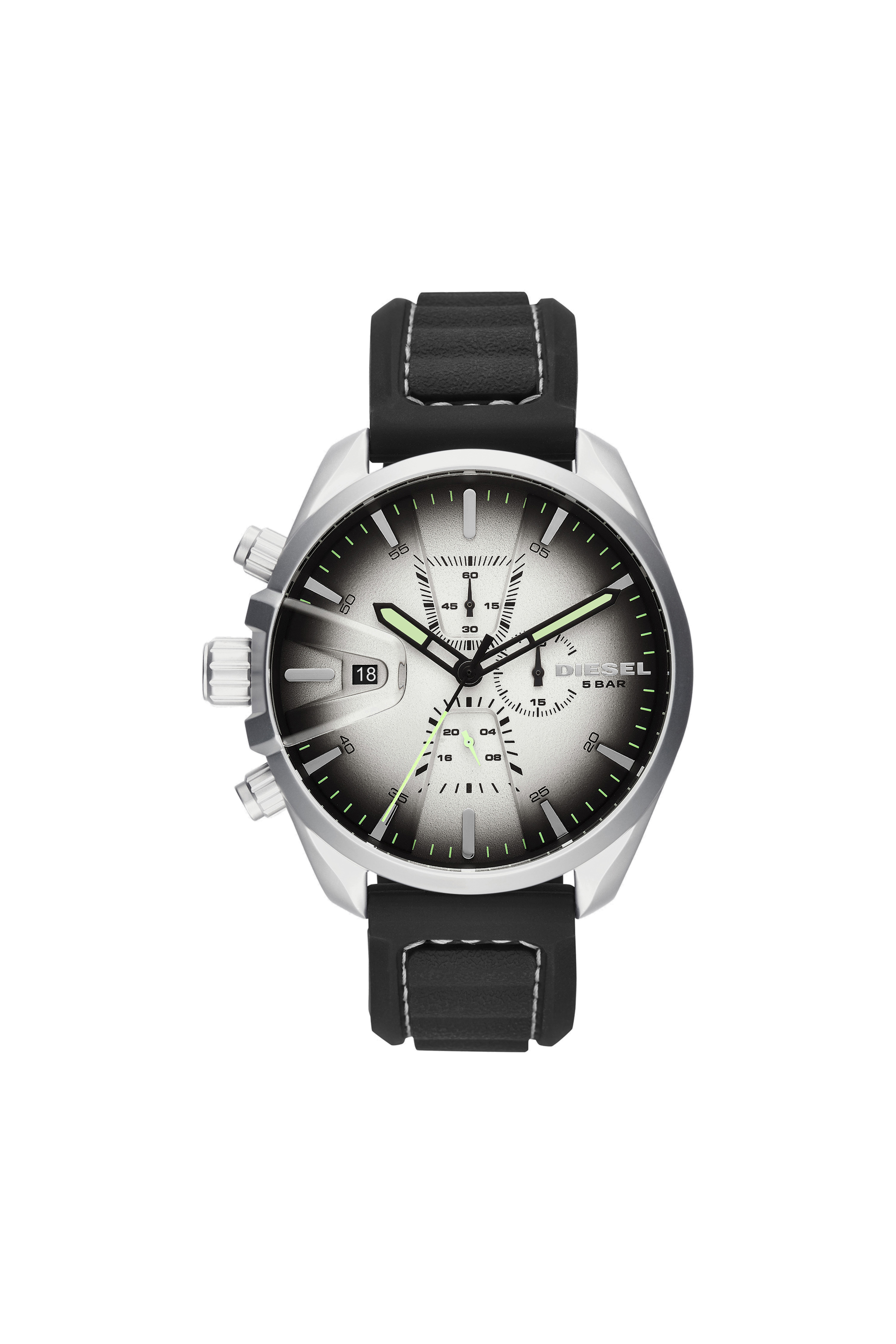 DZ4483 Man: Ms9 black watch with green details, 47 mm | Diesel