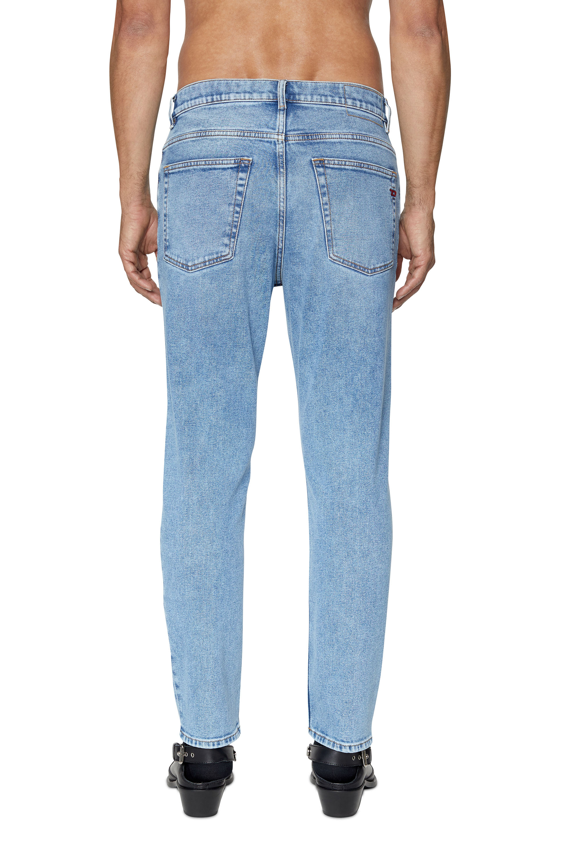 Diesel - Tapered Jeans 2005 D-Fining 09B92 Homme, Bleu Clair - Image 5