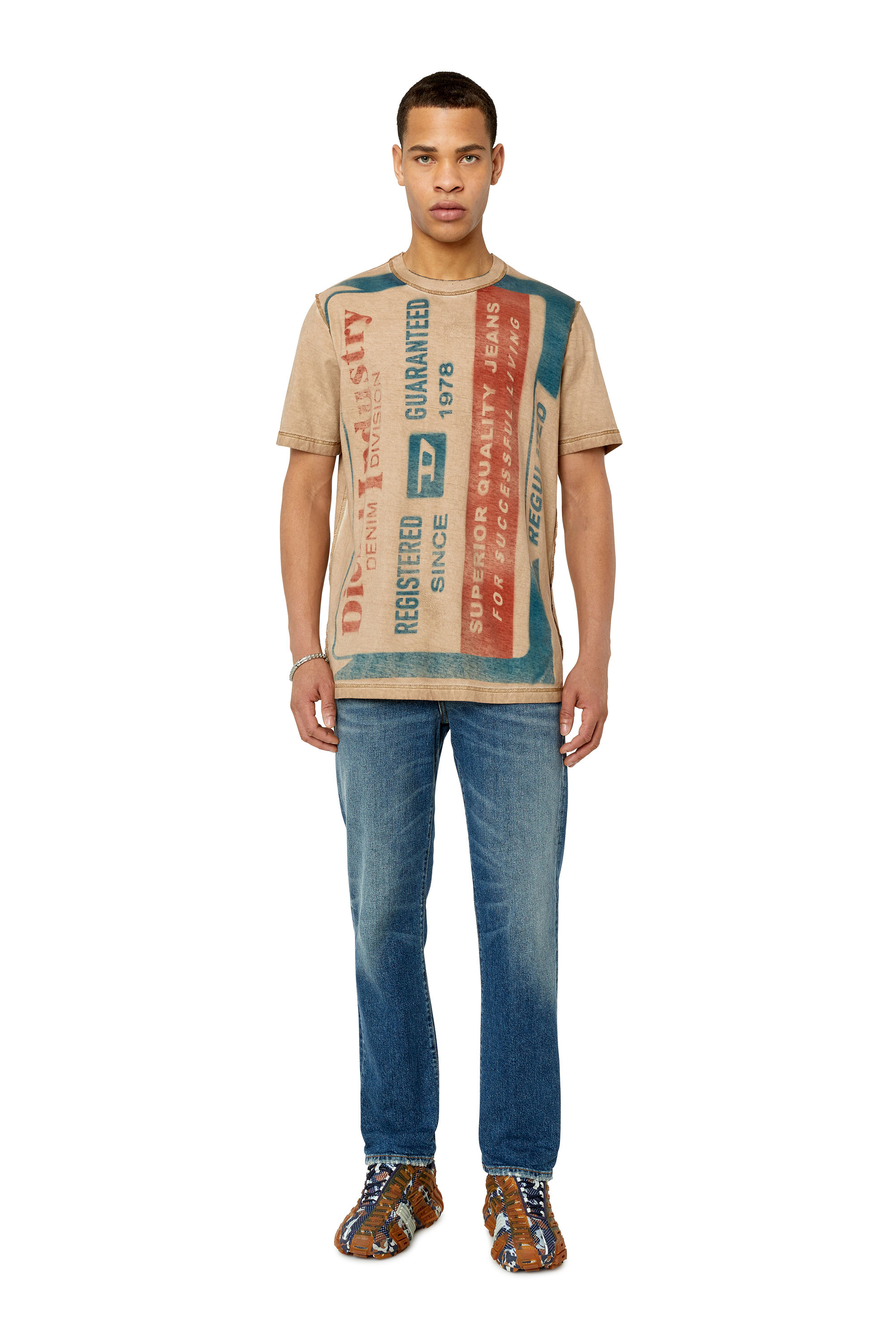 Diesel - Man's Regular Jeans 2020 D-Viker 007L1, Medium blue - 2