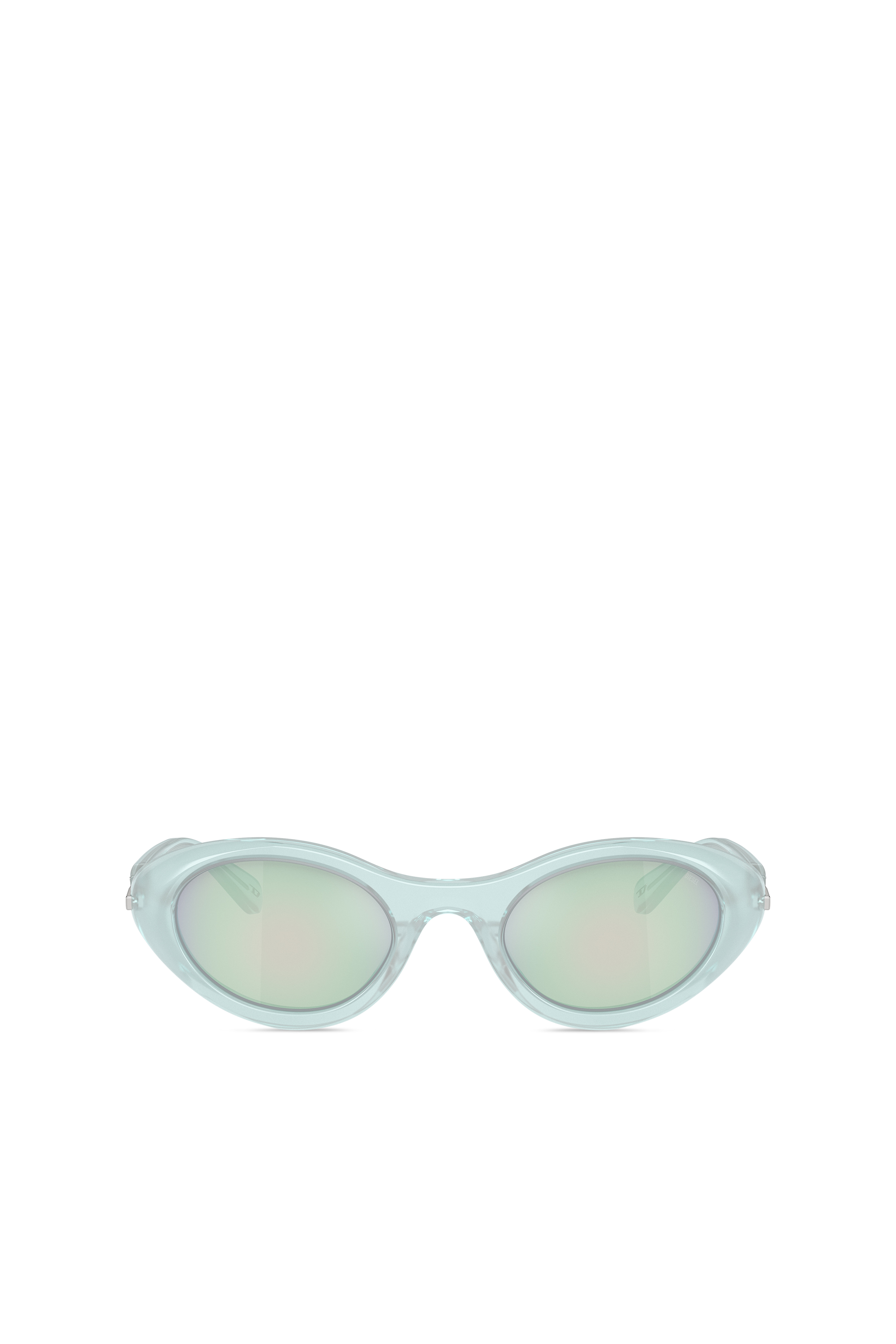Diesel - 0DL2004, Unisex's Wrap-around shape sunglasses in Light Blue - 1