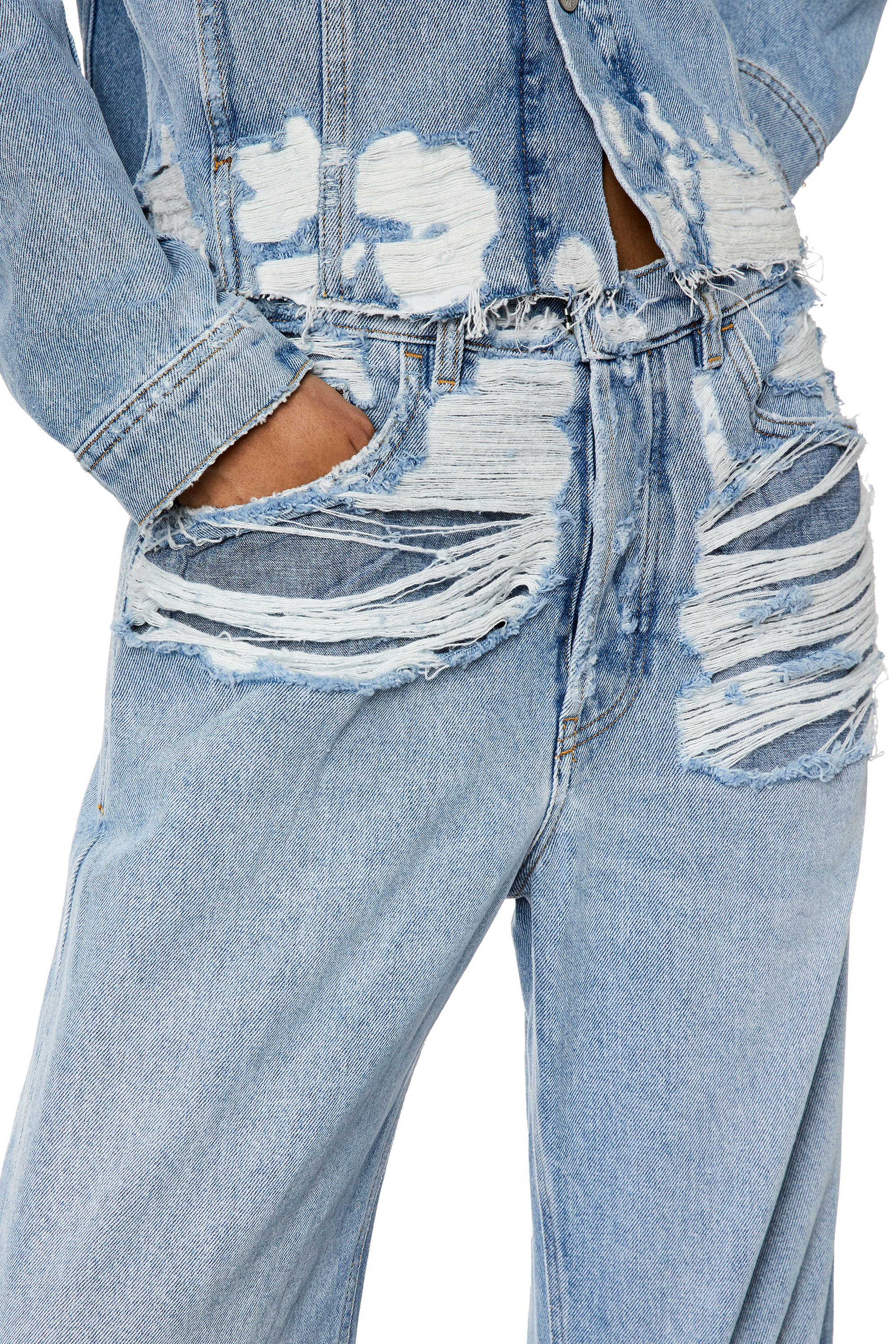 【DIESEL】D Arc FSC Denim Pants - Blue D-Ark Women's Regular Jeans | Light blue | Diesel Denim set