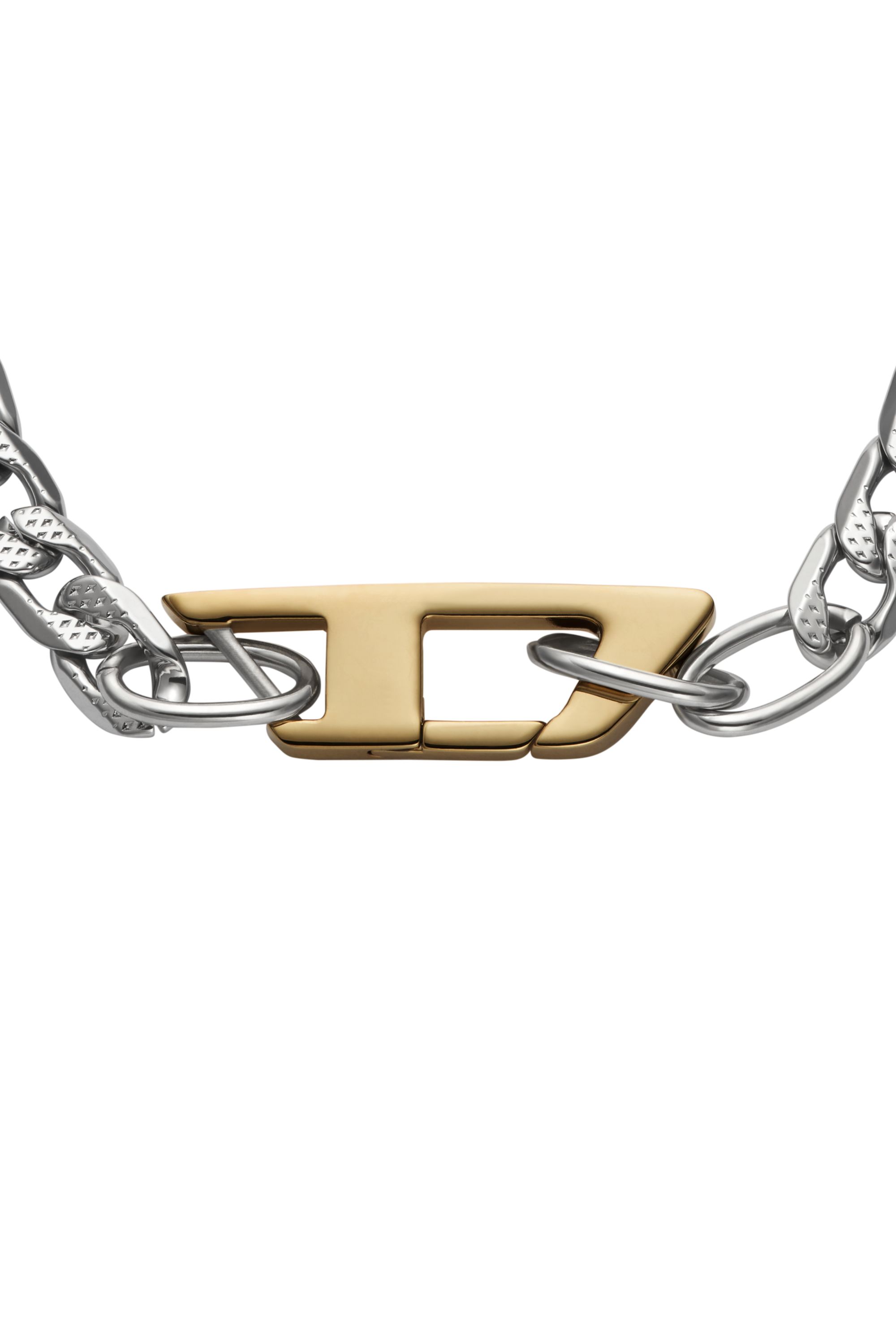 Diesel - DX1338, Bracelet à maillons en acier inoxydable Mixte in Gris argenté - 2