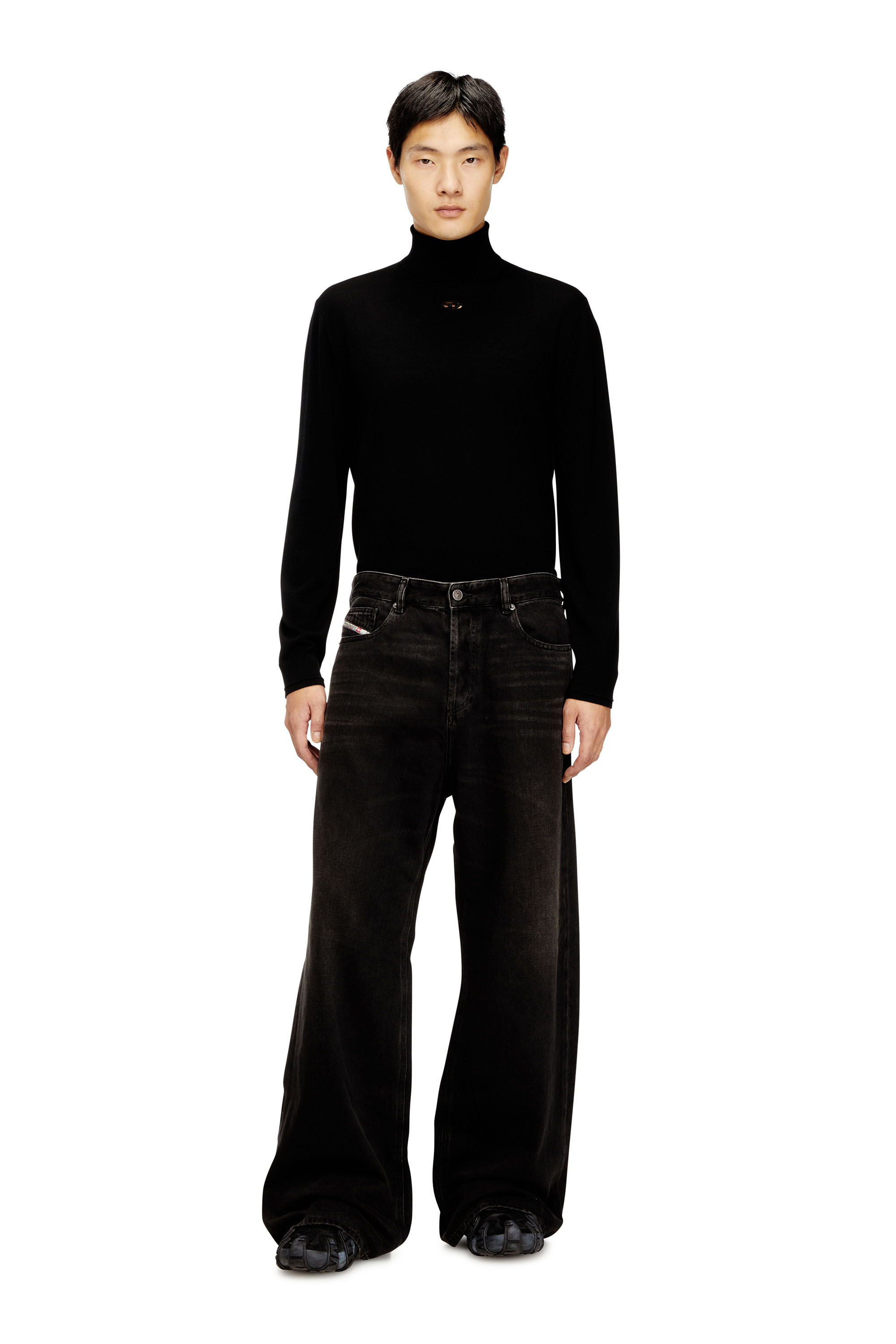 Diesel - Female's Relaxed Jeans 1996 D-Sire 09J96, Black/Dark Grey - 4