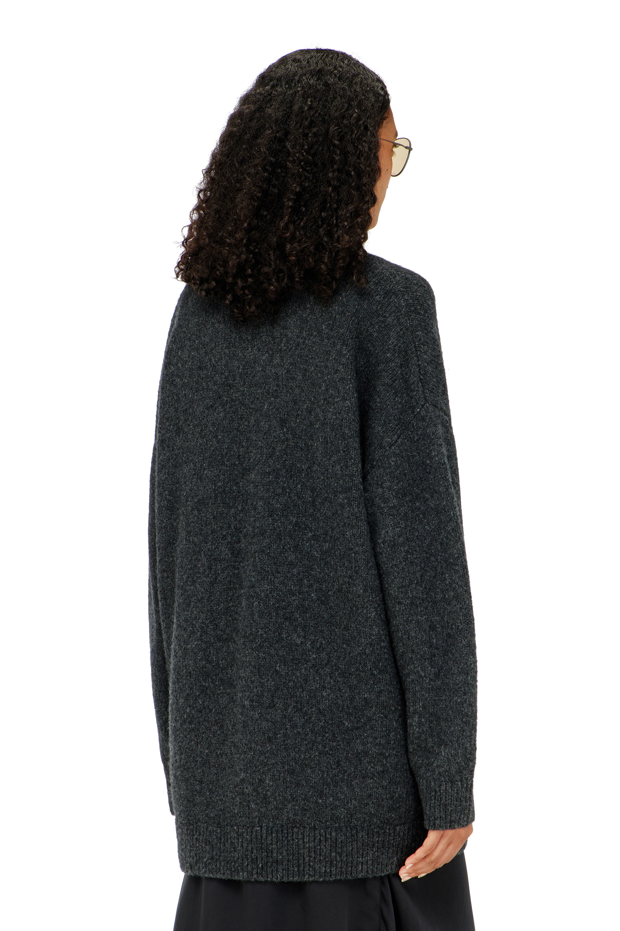 Diesel - M-AREELA, Cardigan en m&eacute;lange de laine et d'alpaga Femme in Polychrome - 4