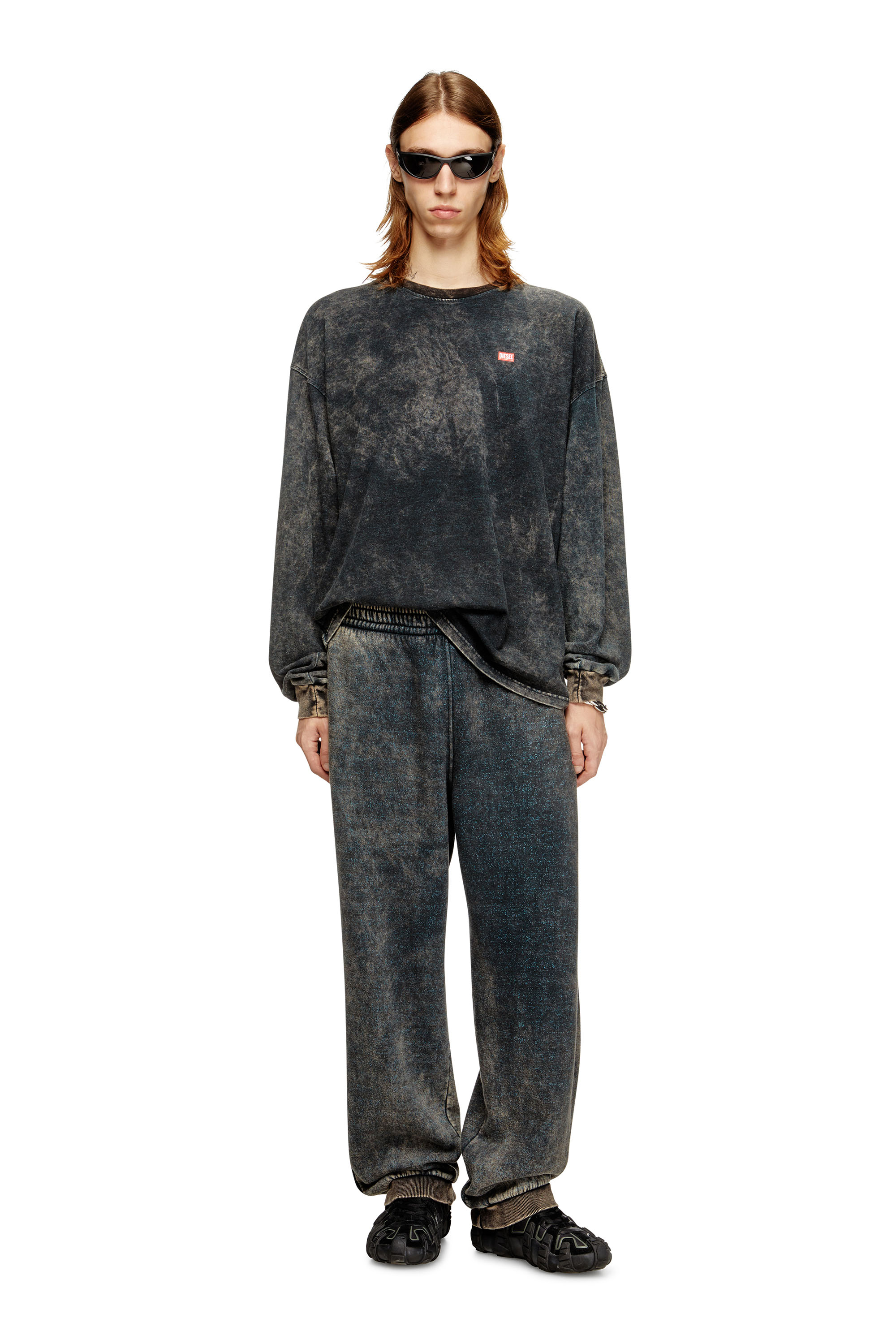 Diesel - T-BOXT-LS-T3, Man's Cotton long sleeve T-shirt in Black - 2