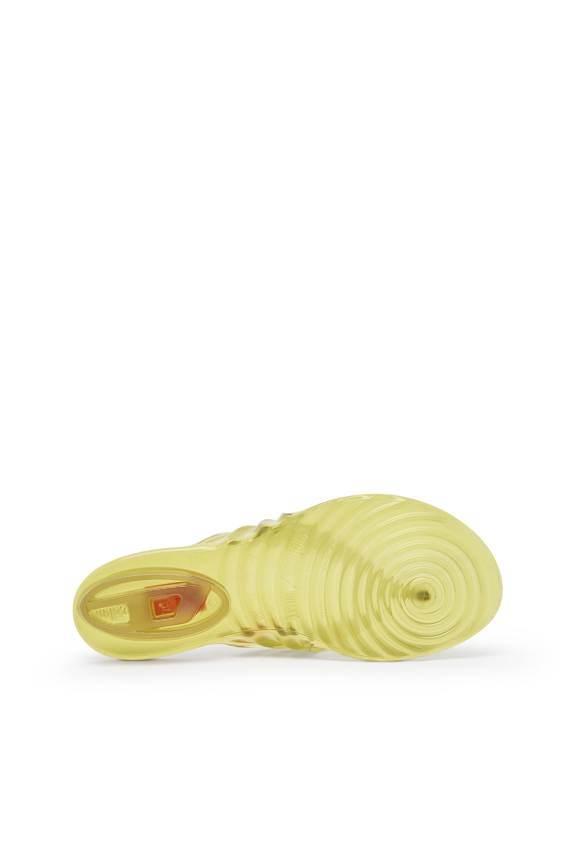 Diesel - MELISSA QUANTUM THONG, Female's Sculptural flip-flops in Melflex&reg; in Yellow - 5