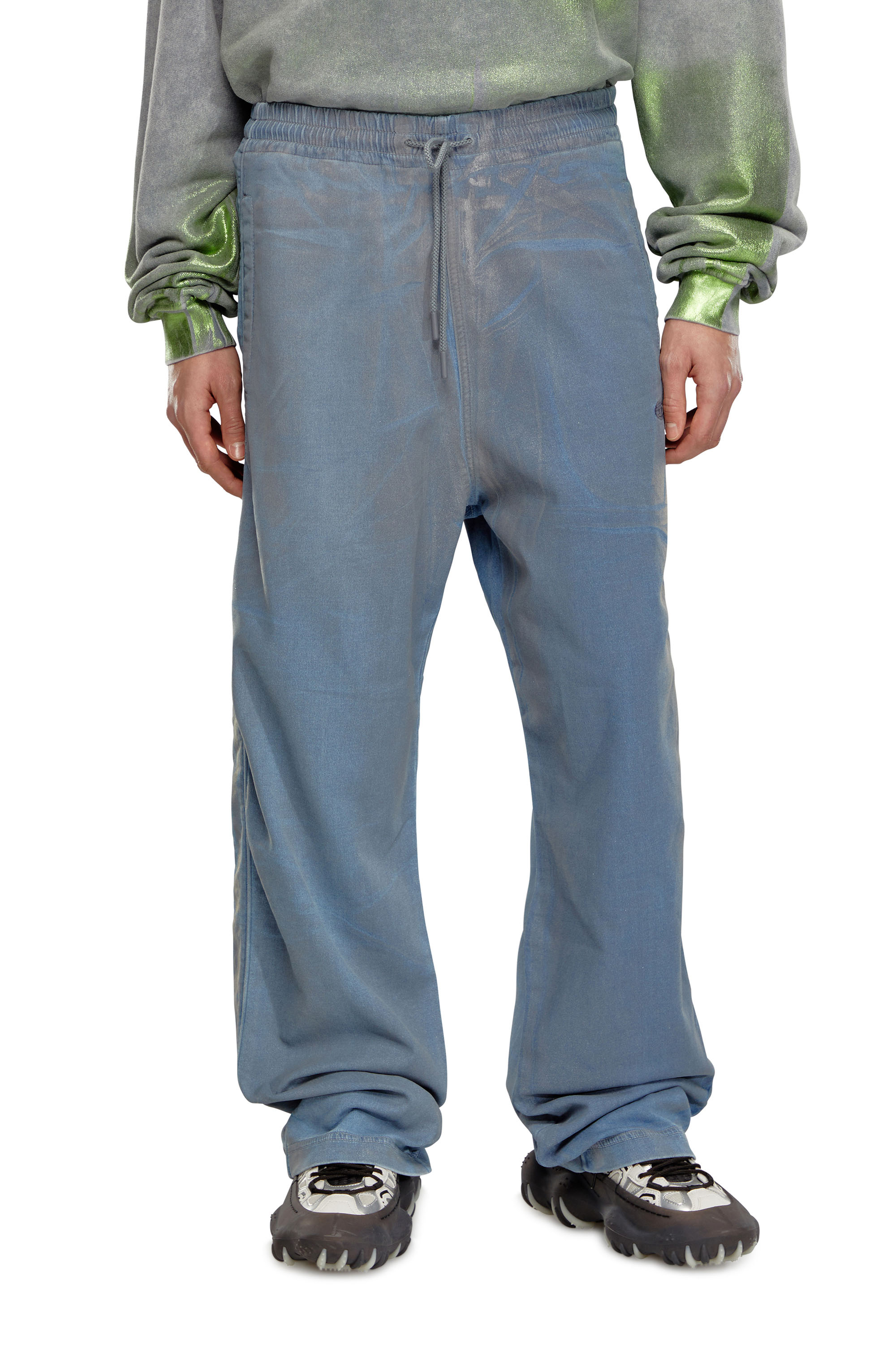 Oversized Relaxed Jeans | Light blue | Diesel D-Martians Track Denim