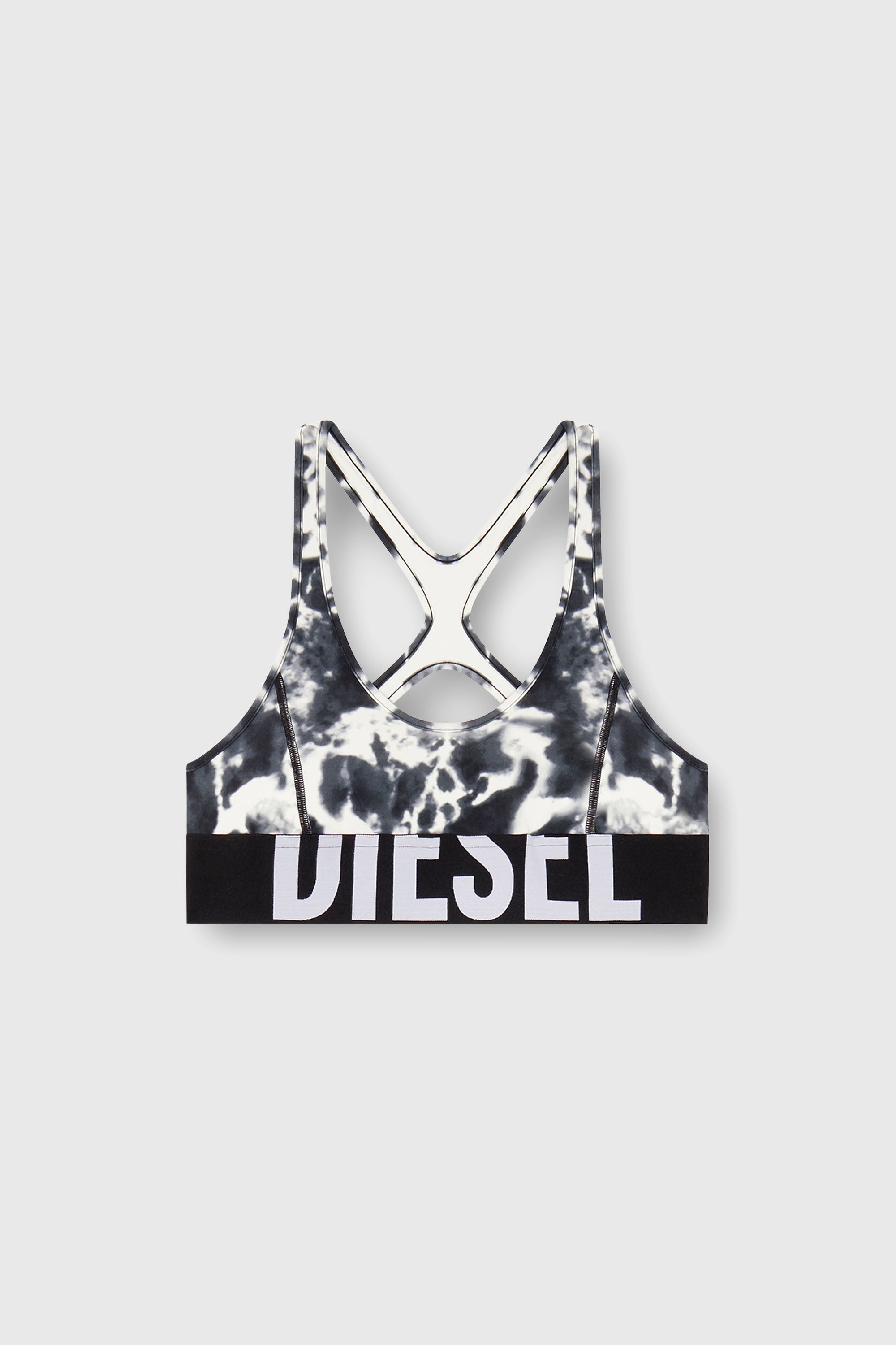 Diesel - ALLISON-D-POP, Sujetador deportivo de microfibra estampada Mujer in Multicolor - 1