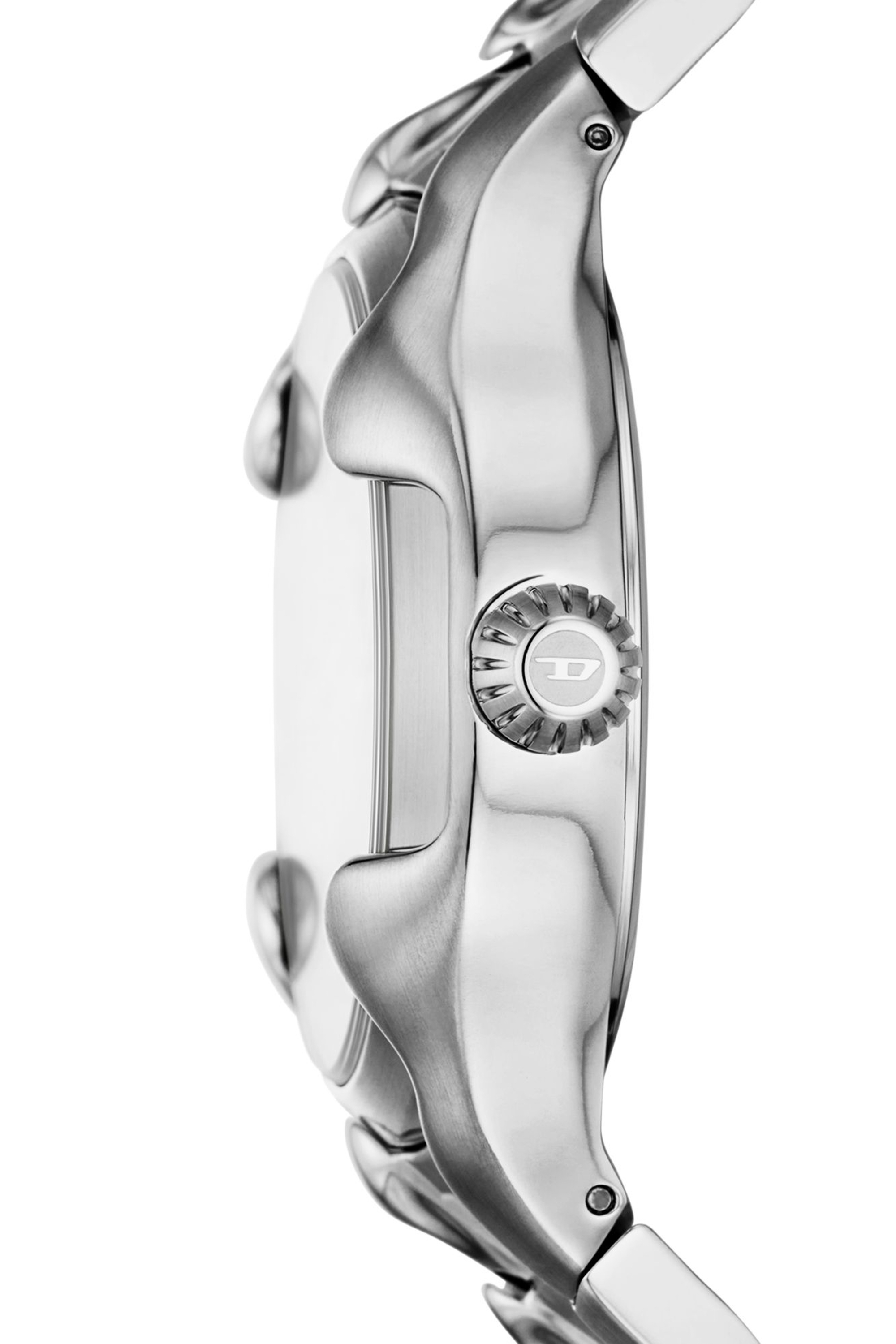 Diesel - DZ2200, Male's Vert three-hand date stainless steel watch in Silver - 3