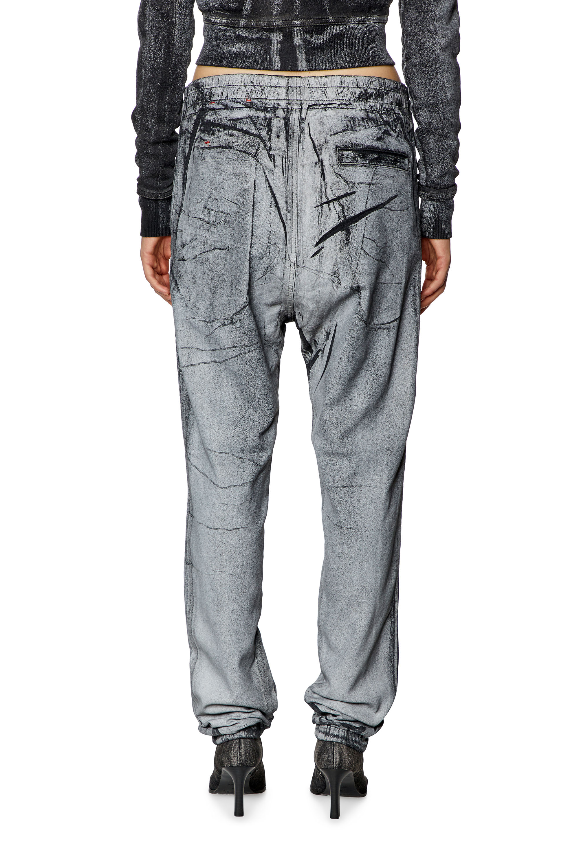 Diesel - Unisex's Slim D-Labb Track denim 068KQ, Grey - 2